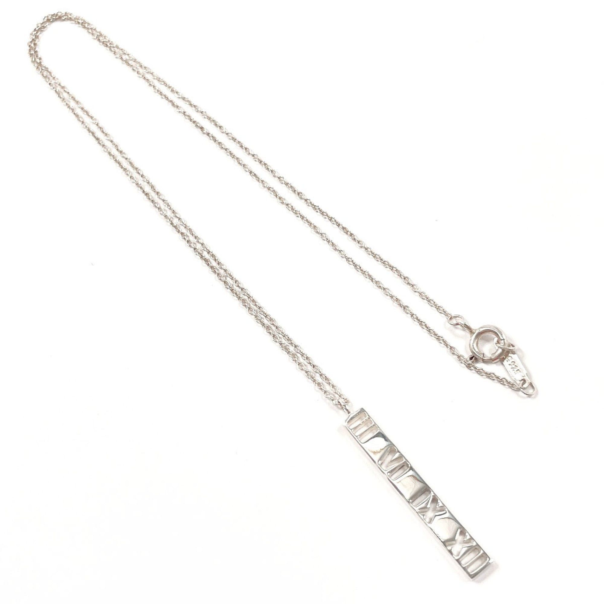 Tiffany & Co. TIFFANY&Co. Tiffany Atlas Bar Necklace, Sterling Silver 925, Unisex Size ONE SIZE - 3 Thumbnail