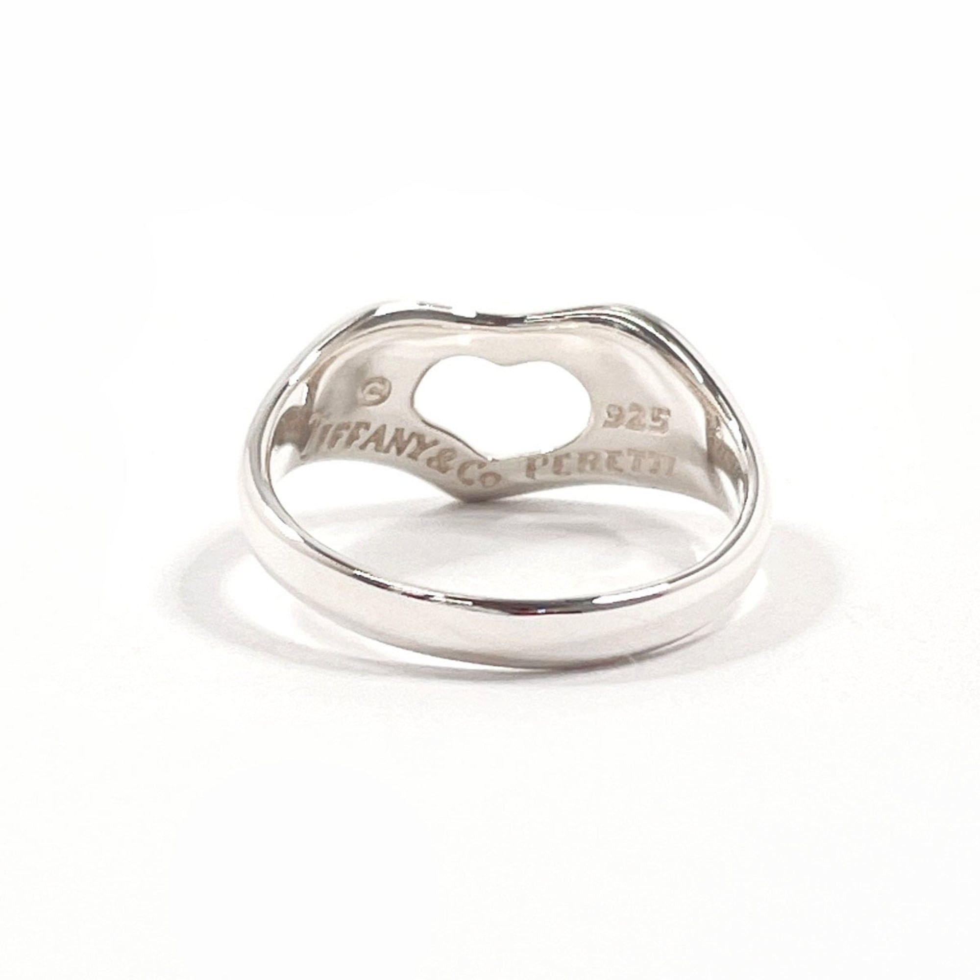 Tiffany & Co. TIFFANY&Co. Tiffany Open Heart Elsa Peretti Ring, Sterling Silver 925, Size 11, Silver, Women's Size ONE SIZE - 2 Thumbnail