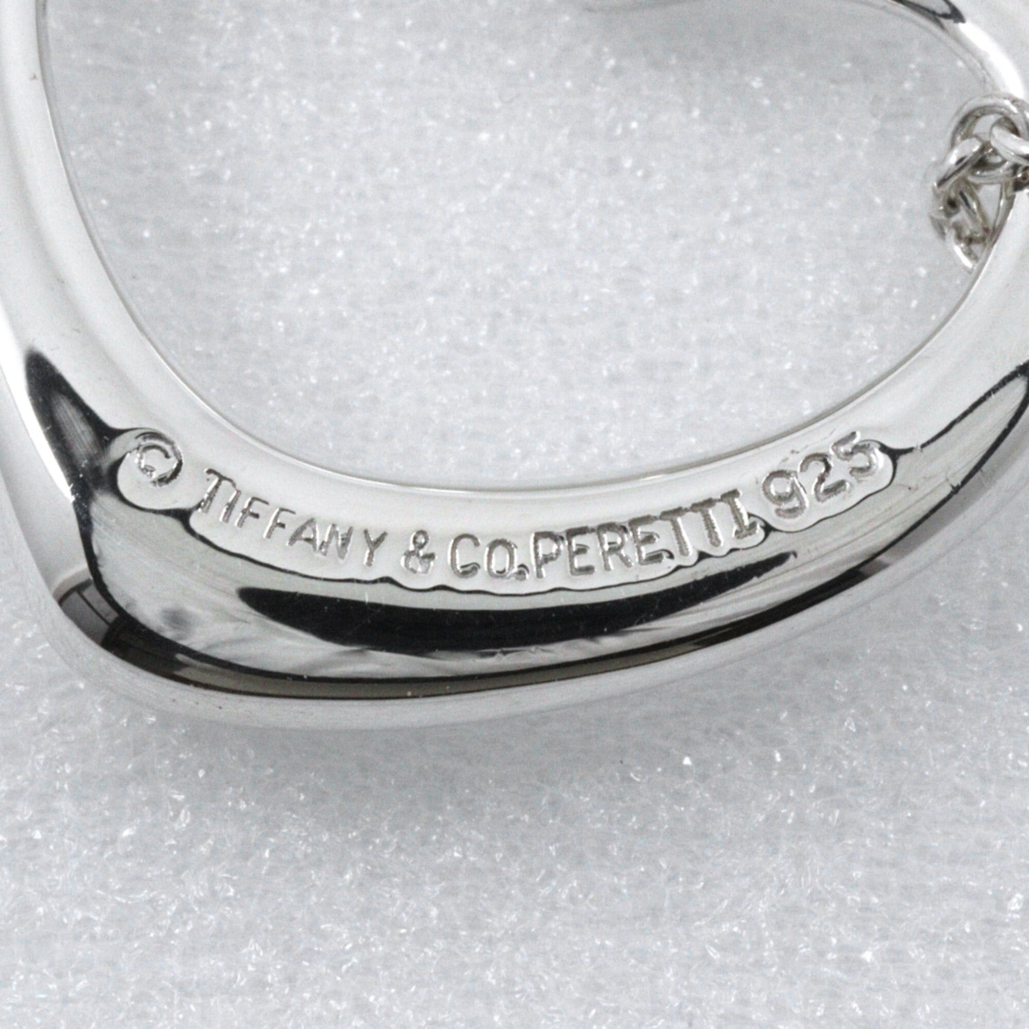 Tiffany & Co. Tiffany & Co. Open Heart Necklace, Elsa Peretti Design, Sterling Silver 925, Approx. 5g, Women's. Size ONE SIZE - 9 Thumbnail