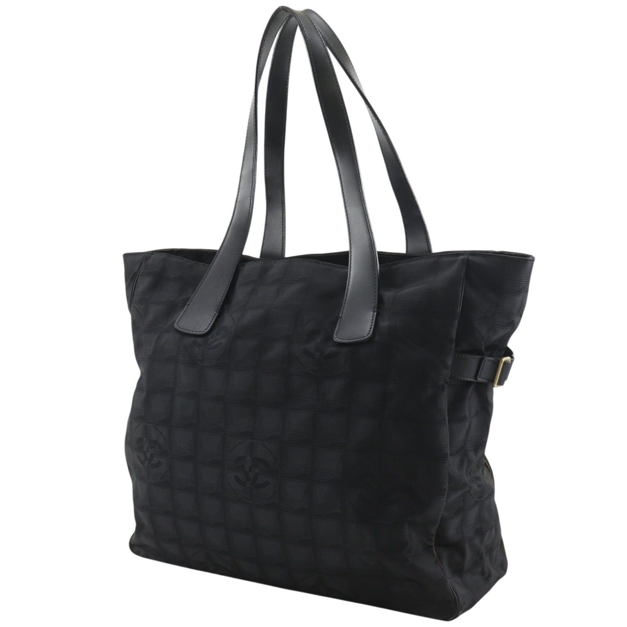 Chanel Chanel New Travel Line Tote GM Bag A15825 Nylon Canvas Black A4 Women's Size ONE SIZE - 2 Thumbnail
