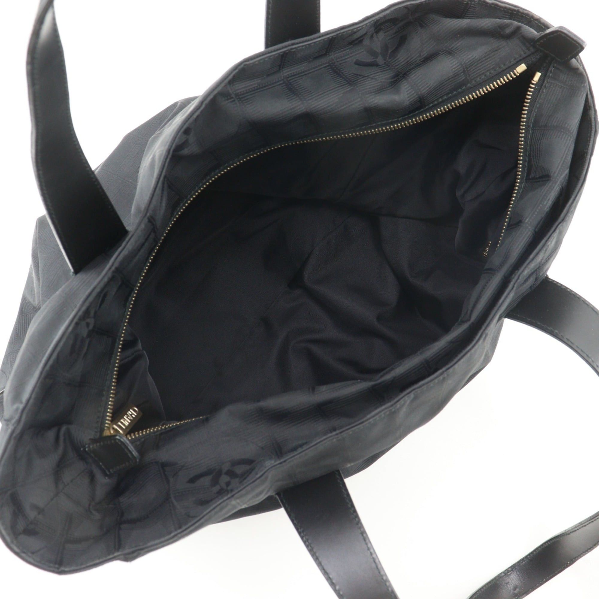 Chanel Chanel New Travel Line Tote GM Bag A15825 Nylon Canvas Black A4 Women's Size ONE SIZE - 6 Thumbnail