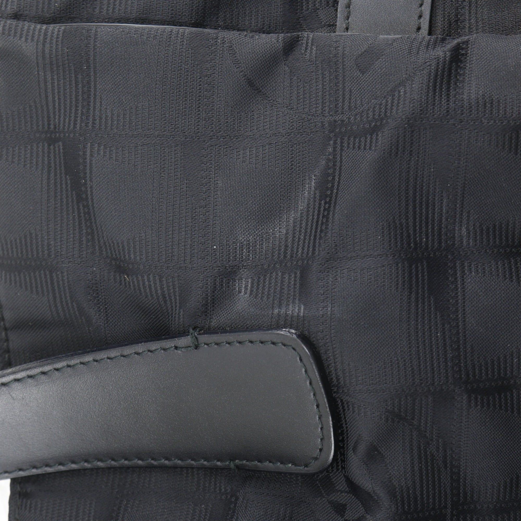 Chanel Chanel New Travel Line Tote GM Bag A15825 Nylon Canvas Black A4 Women's Size ONE SIZE - 16 Thumbnail