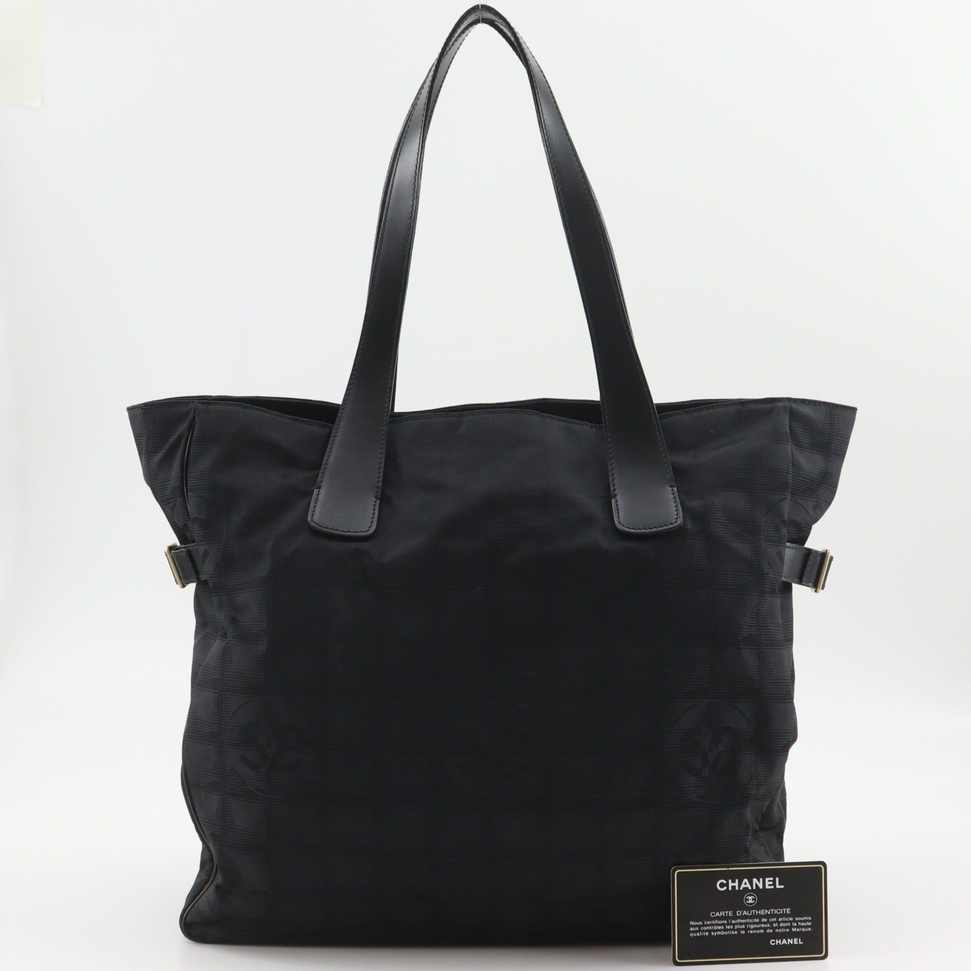 Chanel Chanel New Travel Line Tote GM Bag A15825 Nylon Canvas Black A4 Women's Size ONE SIZE - 19 Thumbnail