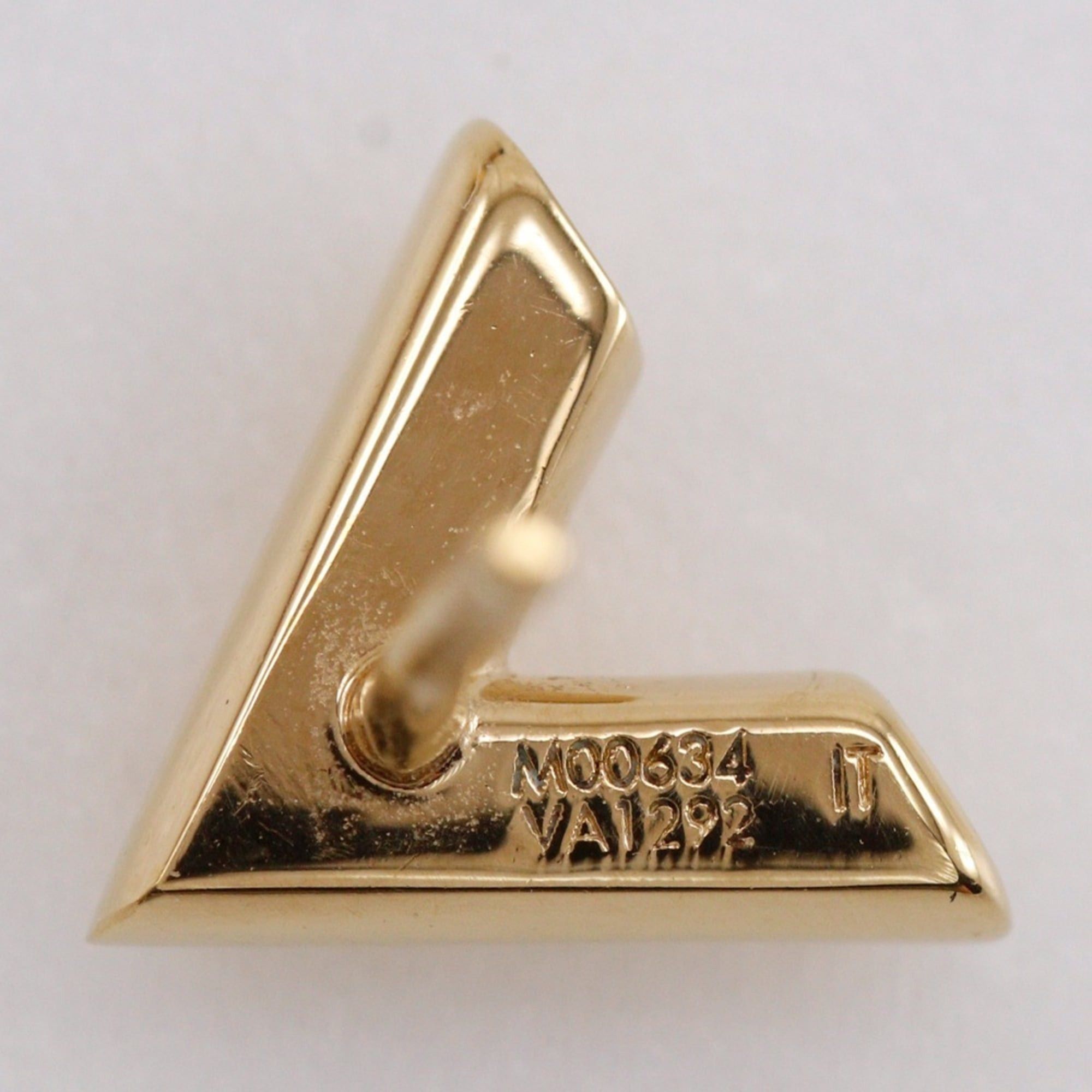 Louis Vuitton Louis Vuitton Essential V Skin Earrings M00634 Gold Plated 2022 Model VA1292 Approx. 5.6g Women's Size ONE SIZE - 9 Thumbnail