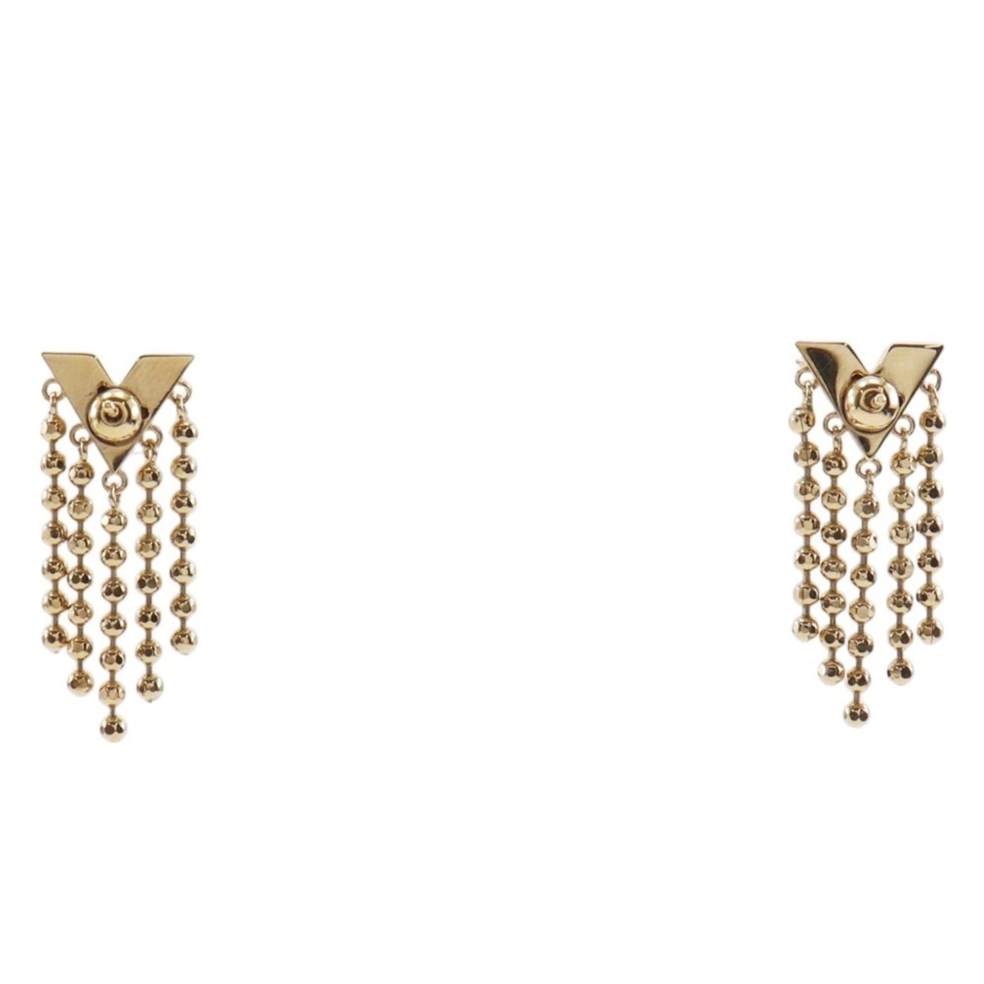 Louis Vuitton Louis Vuitton Essential V Skin Earrings M00634 Gold Plated 2022 Model VA1292 Approx. 5.6g Women's Size ONE SIZE - 3 Thumbnail