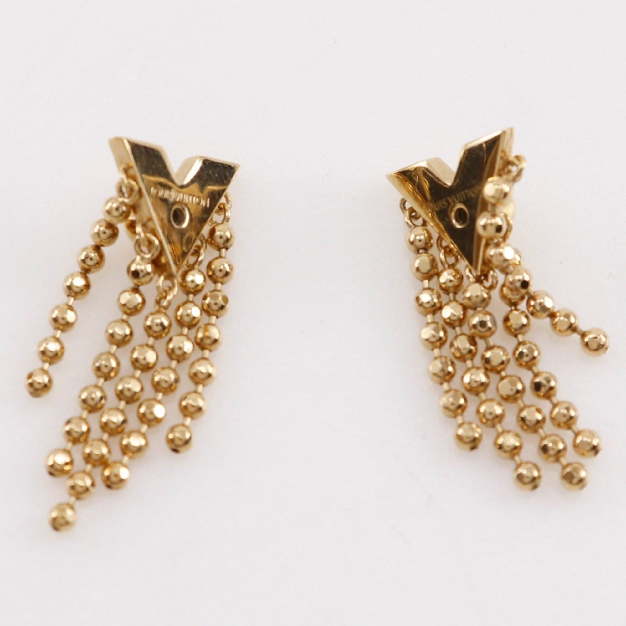 Louis Vuitton Louis Vuitton Essential V Skin Earrings M00634 Gold Plated 2022 Model VA1292 Approx. 5.6g Women's Size ONE SIZE - 5 Thumbnail