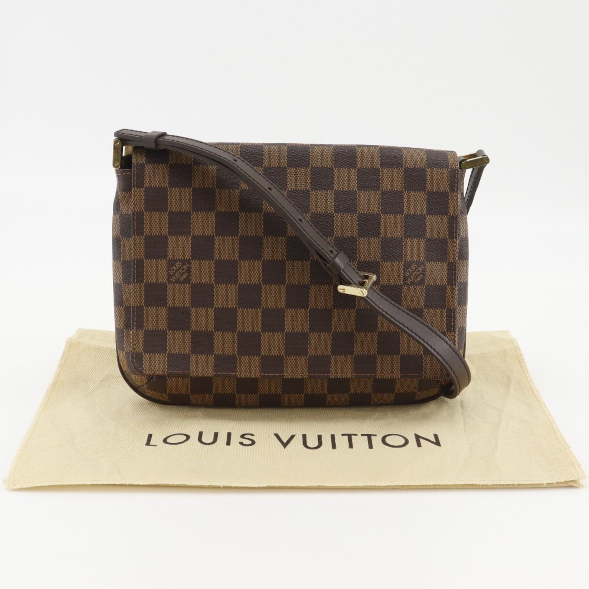 Louis Vuitton Louis Vuitton Musette Tango Short Shoulder Bag N51255 Damier Canvas 2004 Brown LM0034 A5 Muse short Women's Size ONE SIZE - 15 Thumbnail