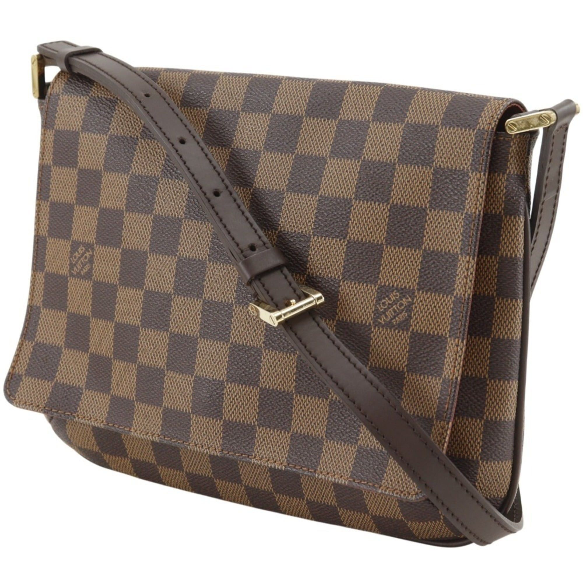 Louis Vuitton Louis Vuitton Musette Tango Short Shoulder Bag N51255 Damier Canvas 2004 Brown LM0034 A5 Muse short Women's Size ONE SIZE - 2 Thumbnail