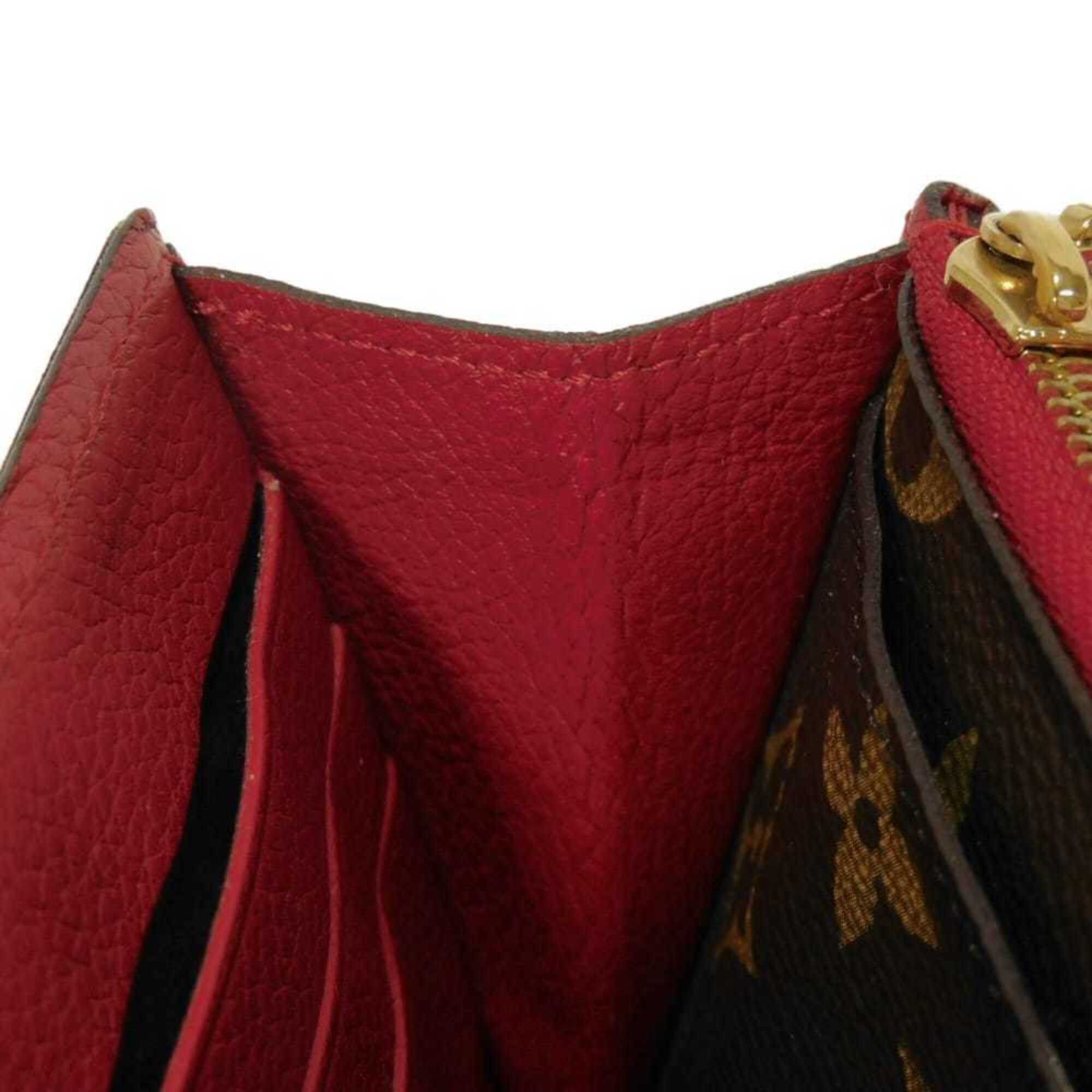 Louis Vuitton Louis Vuitton Portefeuille Pallas Long Wallet, LV Logo, Flower, S-shaped Lock, Red Flap, Bi-fold, Monogram Cerise, M58414, Women's Size ONE SIZE - 15 Thumbnail