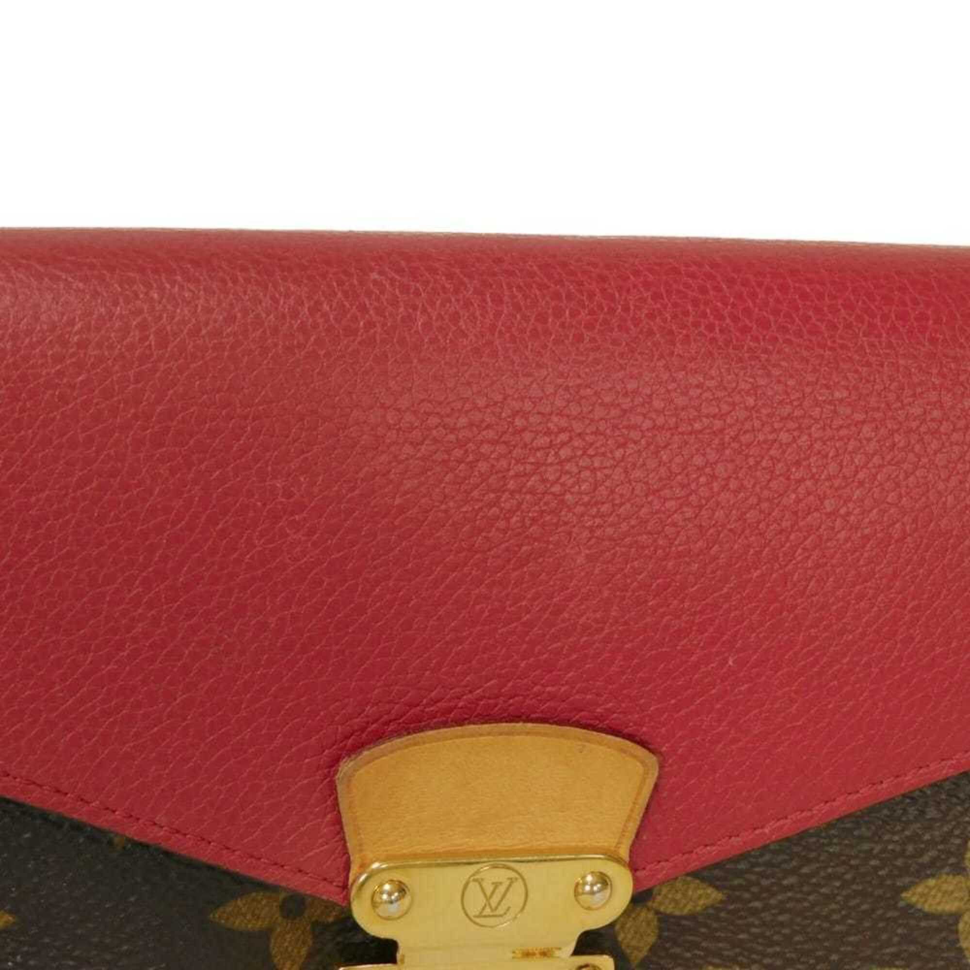 Louis Vuitton Louis Vuitton Portefeuille Pallas Long Wallet, LV Logo, Flower, S-shaped Lock, Red Flap, Bi-fold, Monogram Cerise, M58414, Women's Size ONE SIZE - 23 Thumbnail
