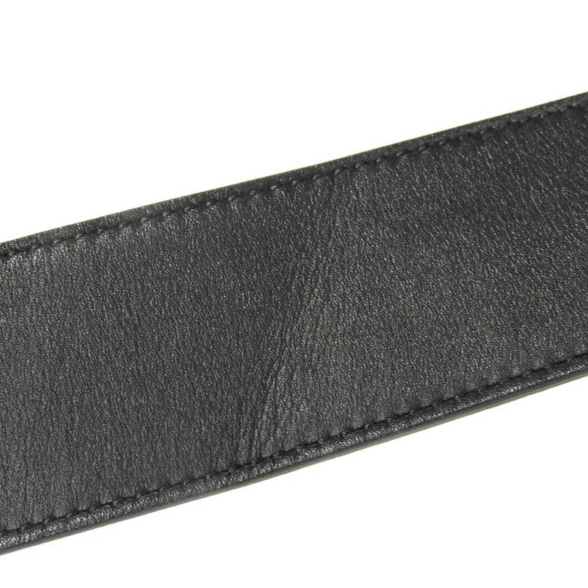 Gucci Gucci Belt GG Emblem Wide Leather 40MM 75/30 Calf Marmont Black 400593 AP00T 1000 Men's Women's Size ONE SIZE - 7 Thumbnail
