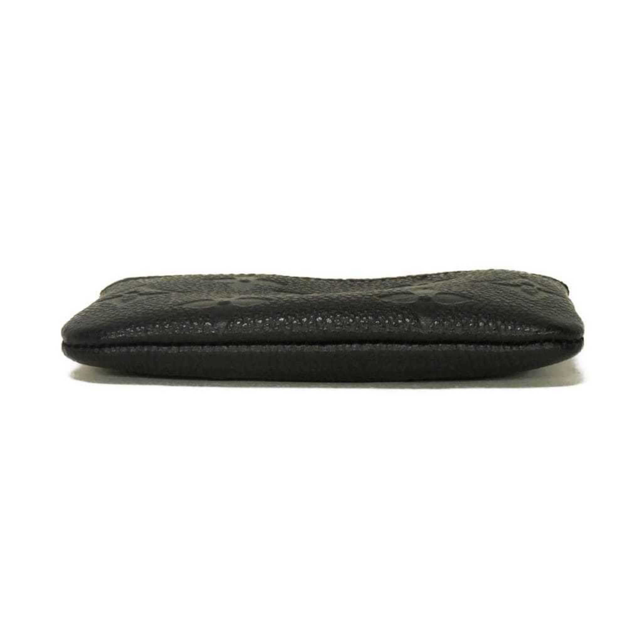 Louis Vuitton Louis Vuitton coin case, Pochette Clé, LV logo, flower embossed, key ring, Monogram Empreinte Noir, M80879, for men and women. Size ONE SIZE - 15 Thumbnail