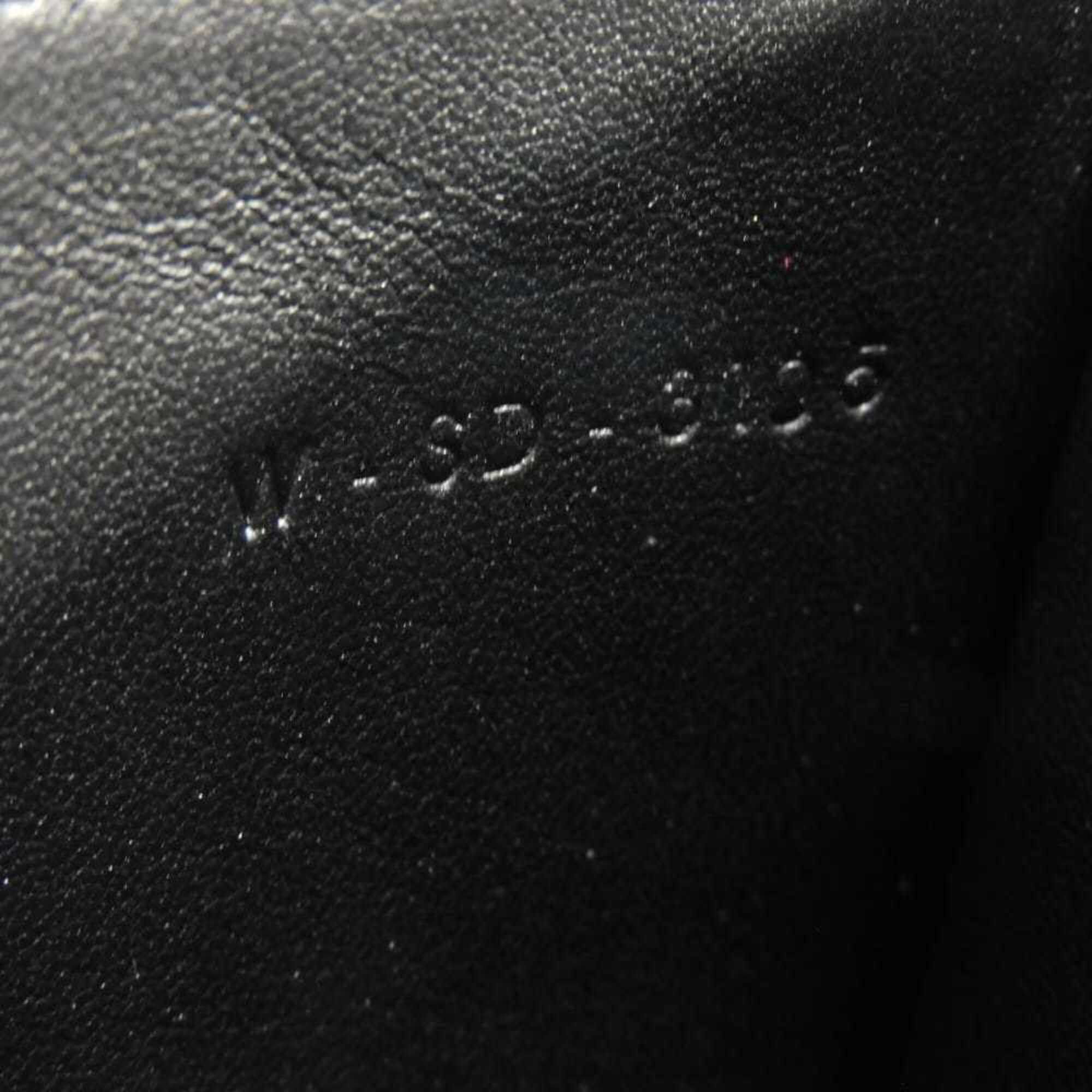 Celine Celine Shoulder Bag Chain Crossbody Lambskin Snake Pattern White 2-Way Clutch Old Logo Foil Stamped Black 105204 Men's Women's Size ONE SIZE - 20 Thumbnail