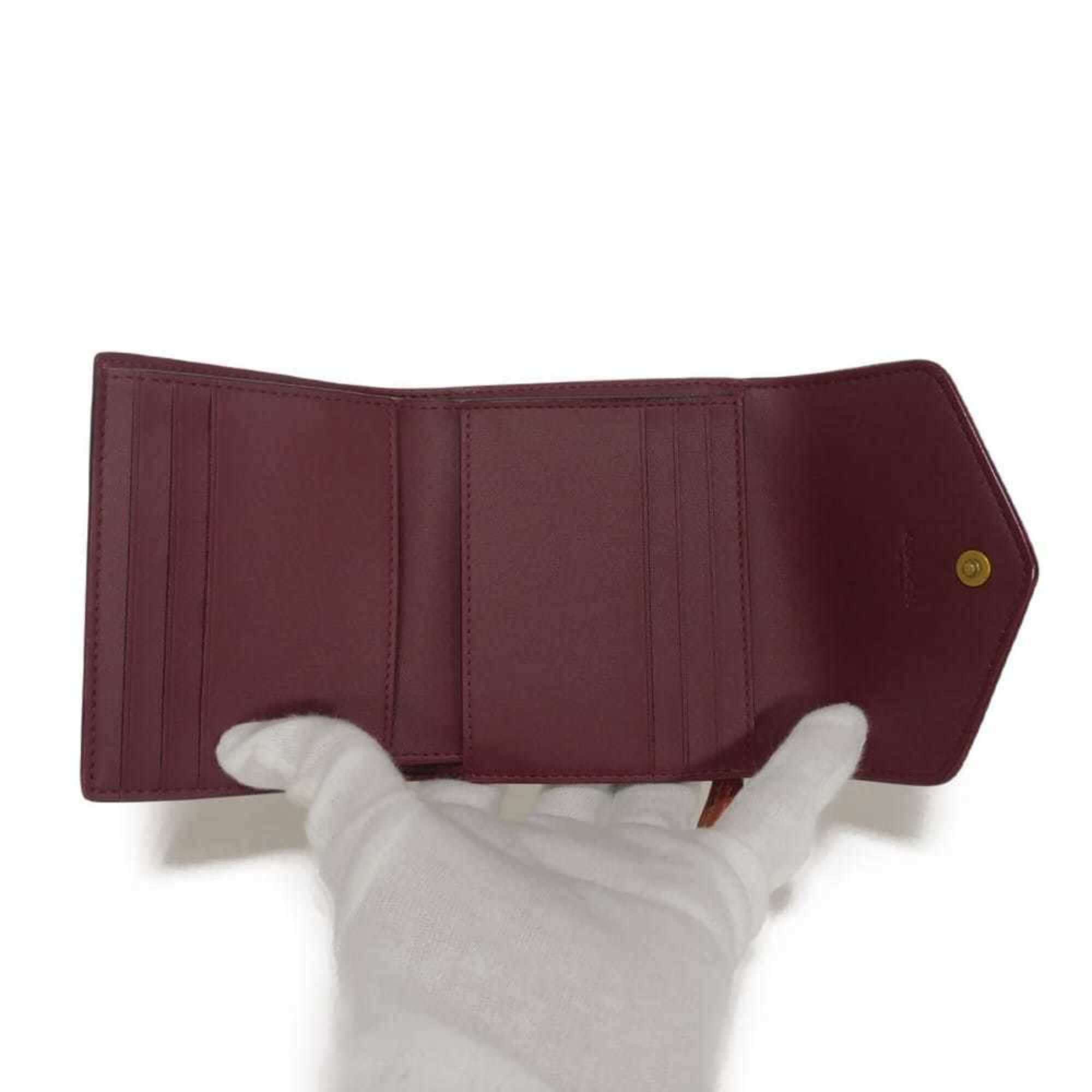 Coach Coach Wynn Small Tri-fold Wallet, C-mark, C-logo, Colorblock, Rust Beige, Unused, Signature Tan, C2329, Men's/Women's. Size ONE SIZE - 5 Thumbnail