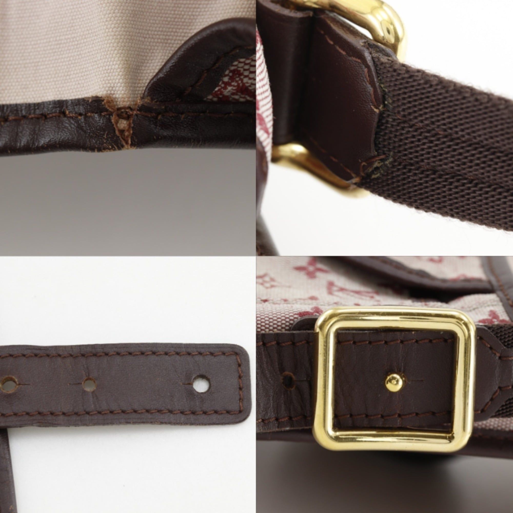 Louis Vuitton Louis Vuitton Belanger Shoulder Bag M92171 Monogram Mini Canvas Cherry 2004 Red TH0014 A5 Flap Women's Size ONE SIZE - 18 Thumbnail
