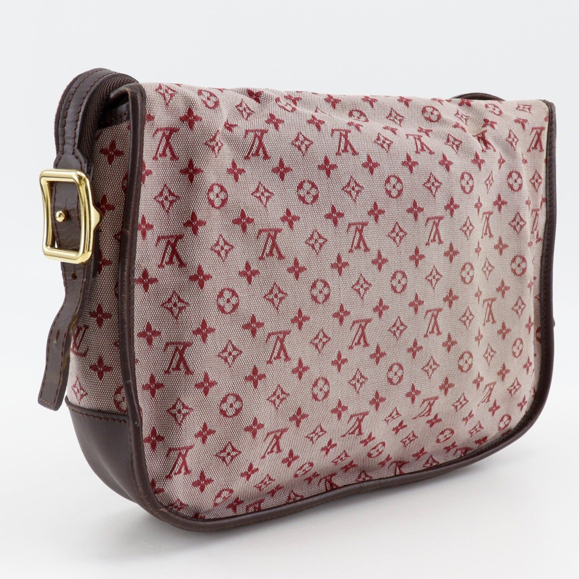 Louis Vuitton Louis Vuitton Belanger Shoulder Bag M92171 Monogram Mini Canvas Cherry 2004 Red TH0014 A5 Flap Women's Size ONE SIZE - 3 Thumbnail