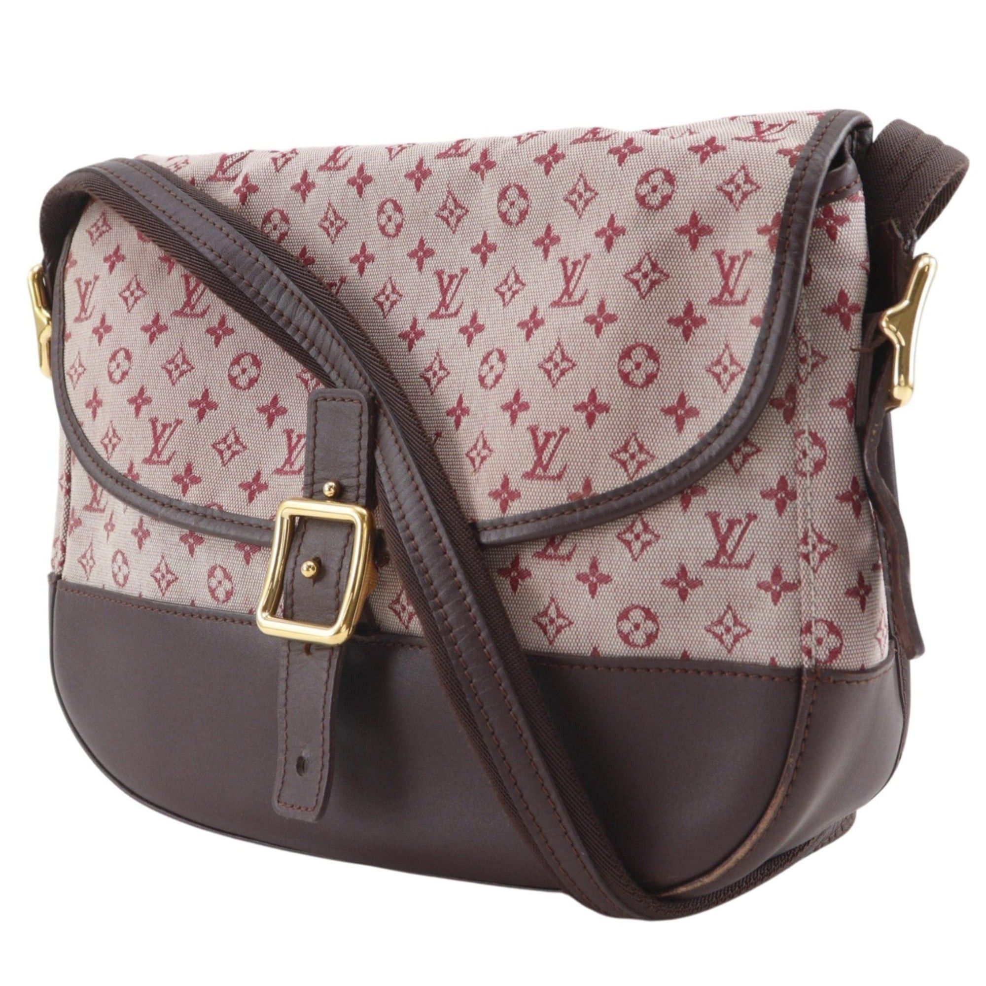 Louis Vuitton Louis Vuitton Belanger Shoulder Bag M92171 Monogram Mini Canvas Cherry 2004 Red TH0014 A5 Flap Women's Size ONE SIZE - 2 Thumbnail