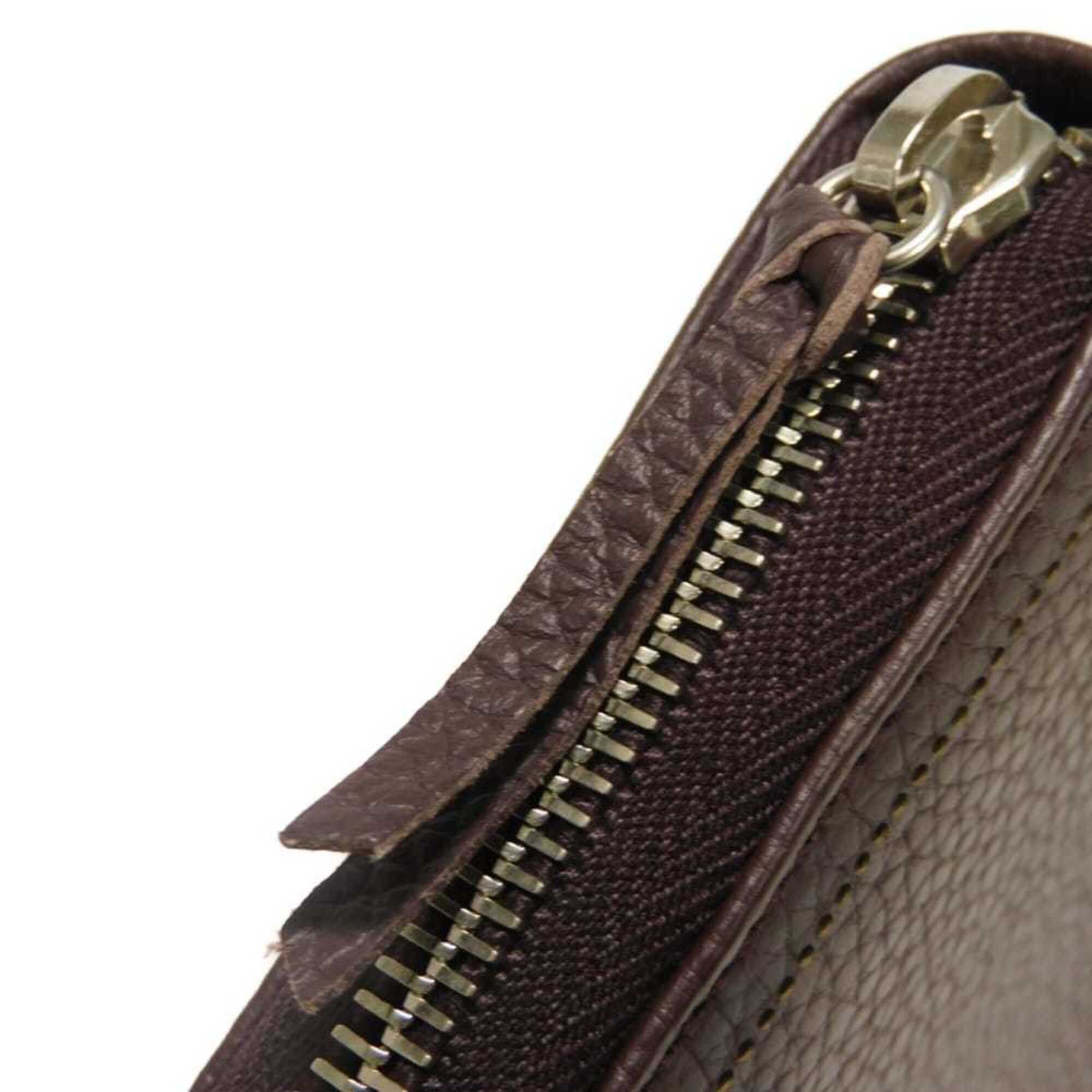 Balenciaga Balenciaga Classic Continental Wallet (Old Model), Round Zipper, Perforated, Bordeaux, 443521 DQOIN 6130, Men's & Women's Size ONE SIZE - 21 Thumbnail