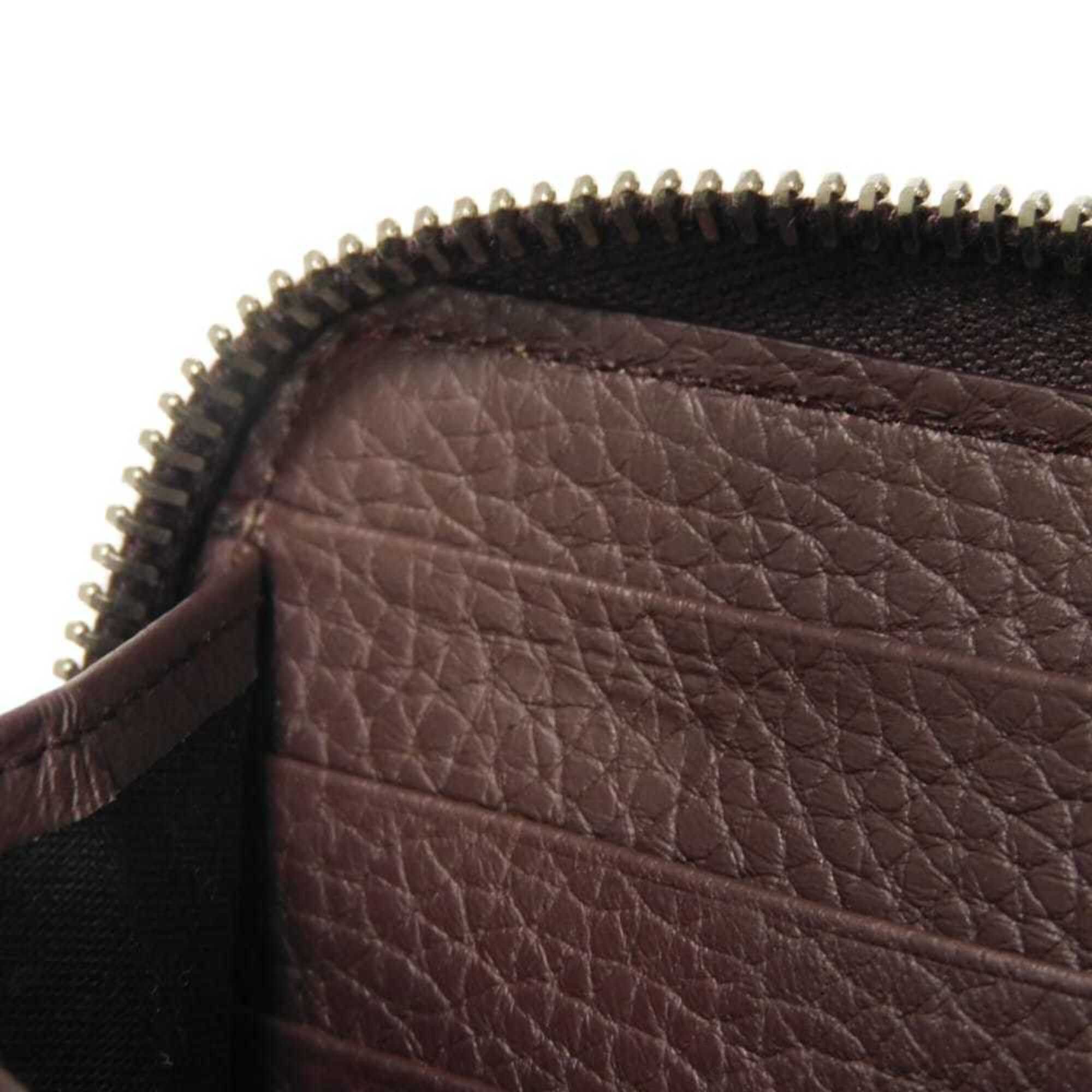 Balenciaga Balenciaga Classic Continental Wallet (Old Model), Round Zipper, Perforated, Bordeaux, 443521 DQOIN 6130, Men's & Women's Size ONE SIZE - 14 Thumbnail