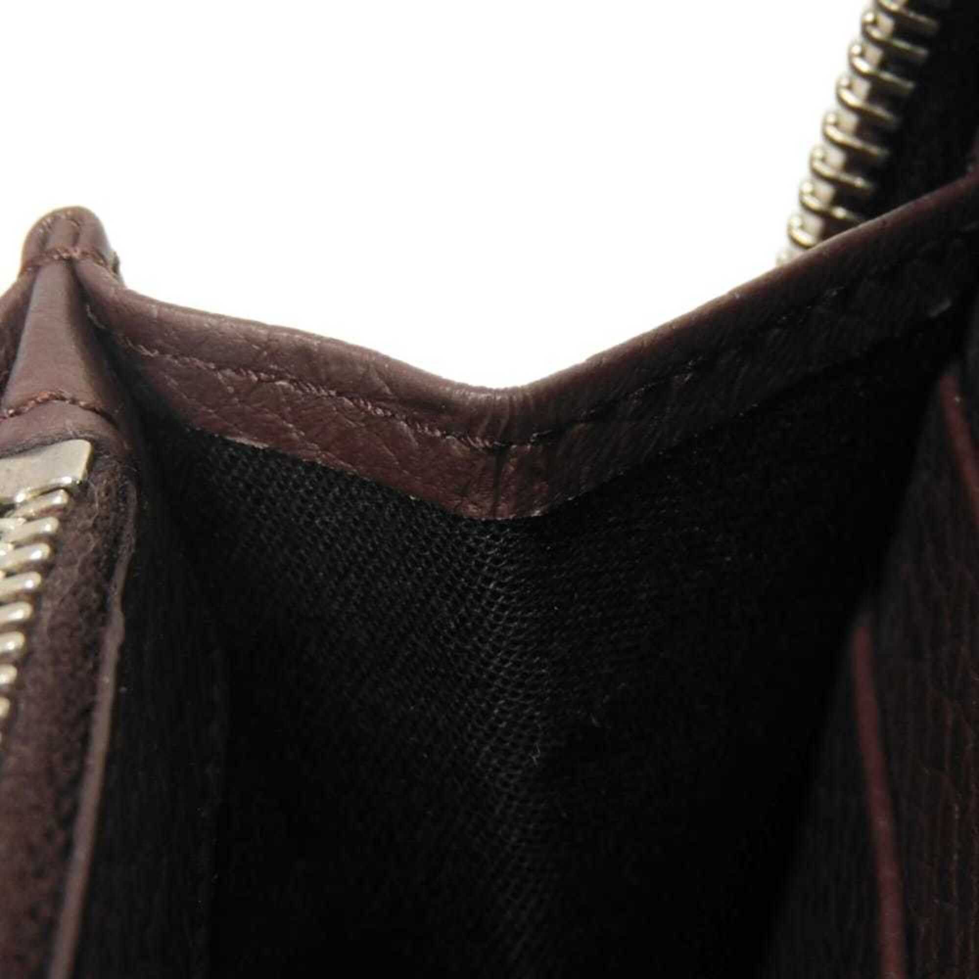 Balenciaga Balenciaga Classic Continental Wallet (Old Model), Round Zipper, Perforated, Bordeaux, 443521 DQOIN 6130, Men's & Women's Size ONE SIZE - 13 Thumbnail
