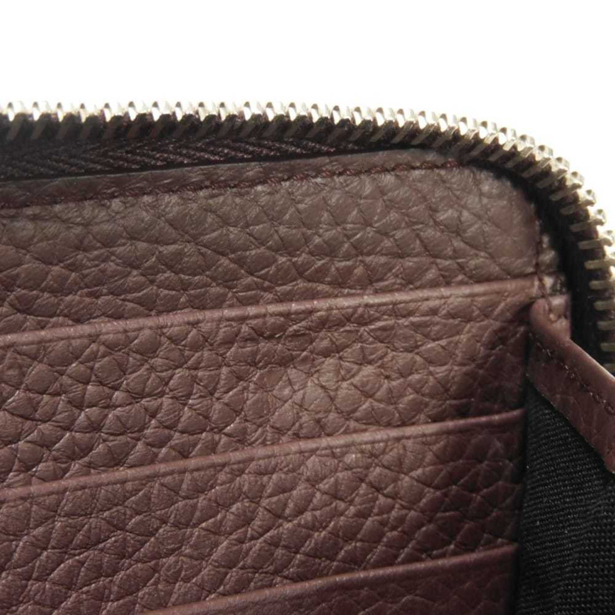 Balenciaga Balenciaga Classic Continental Wallet (Old Model), Round Zipper, Perforated, Bordeaux, 443521 DQOIN 6130, Men's & Women's Size ONE SIZE - 15 Thumbnail