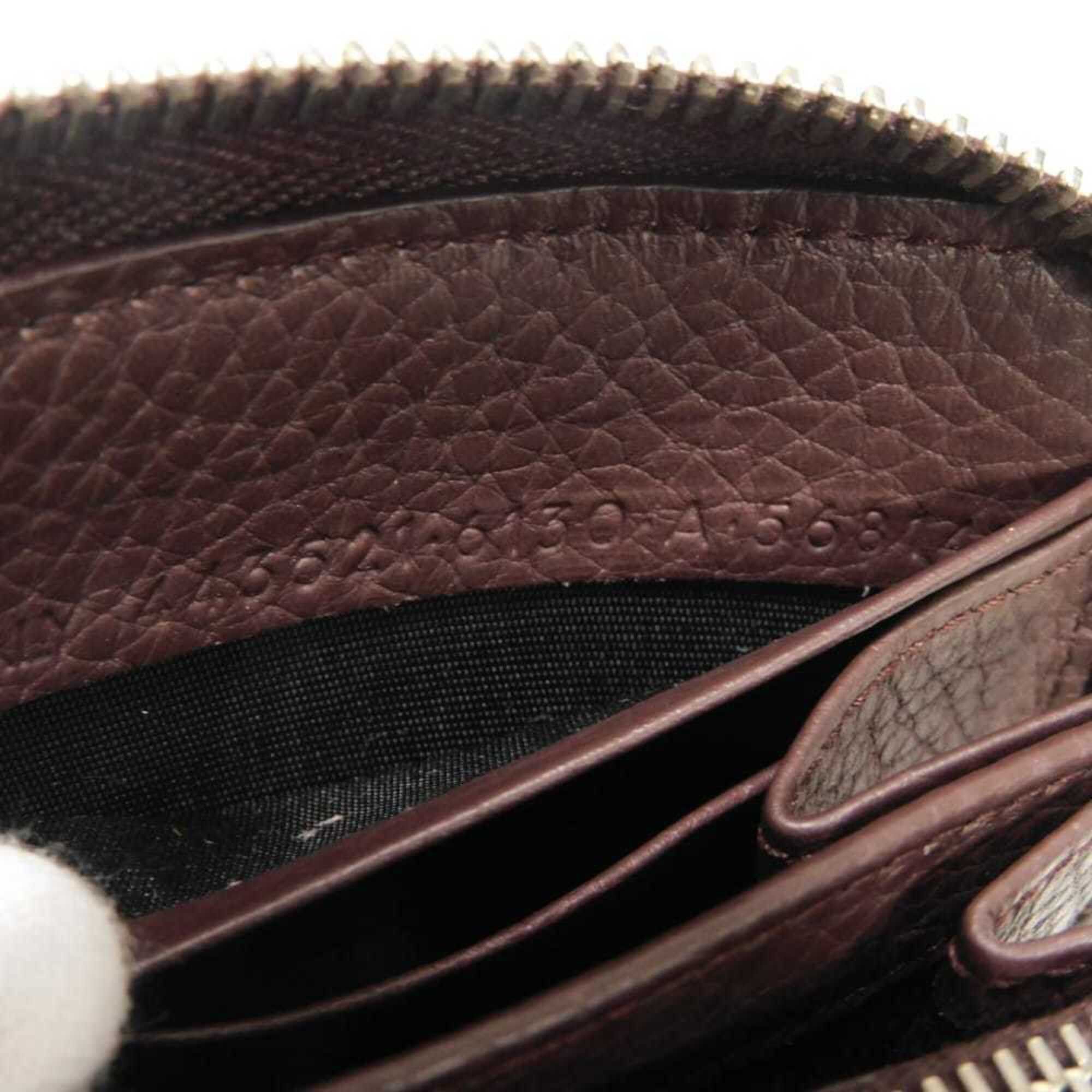 Balenciaga Balenciaga Classic Continental Wallet (Old Model), Round Zipper, Perforated, Bordeaux, 443521 DQOIN 6130, Men's & Women's Size ONE SIZE - 8 Thumbnail