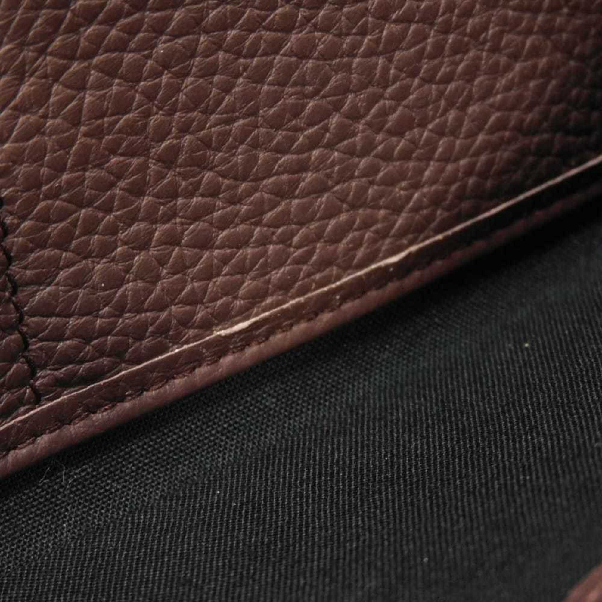 Balenciaga Balenciaga Classic Continental Wallet (Old Model), Round Zipper, Perforated, Bordeaux, 443521 DQOIN 6130, Men's & Women's Size ONE SIZE - 10 Thumbnail