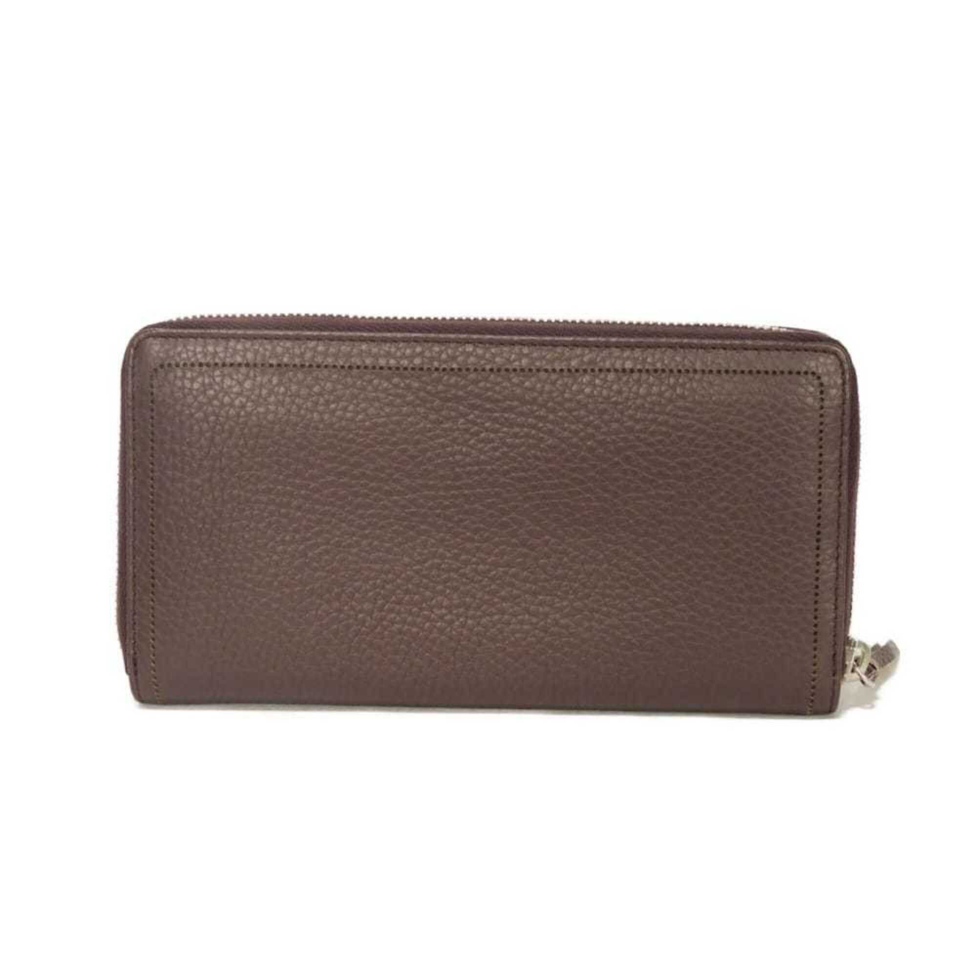 Balenciaga Balenciaga Classic Continental Wallet (Old Model), Round Zipper, Perforated, Bordeaux, 443521 DQOIN 6130, Men's & Women's Size ONE SIZE - 3 Thumbnail
