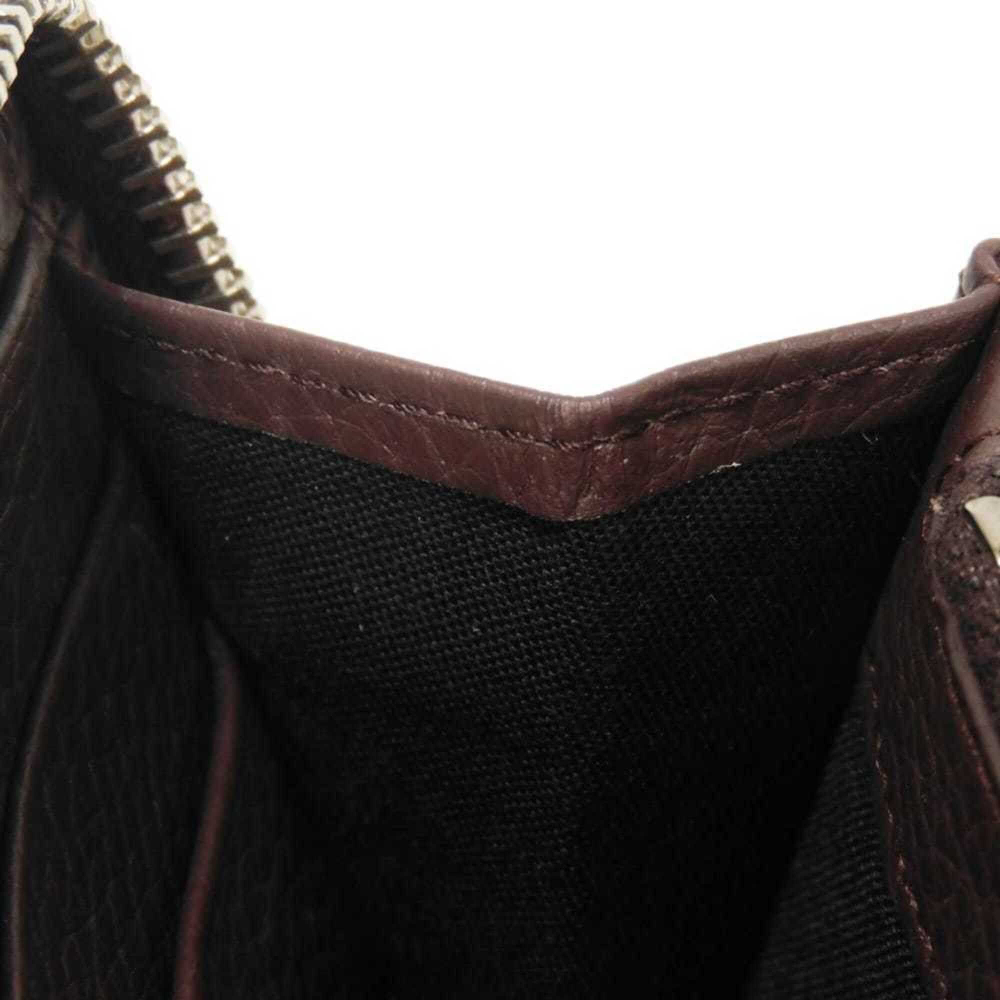 Balenciaga Balenciaga Classic Continental Wallet (Old Model), Round Zipper, Perforated, Bordeaux, 443521 DQOIN 6130, Men's & Women's Size ONE SIZE - 12 Thumbnail