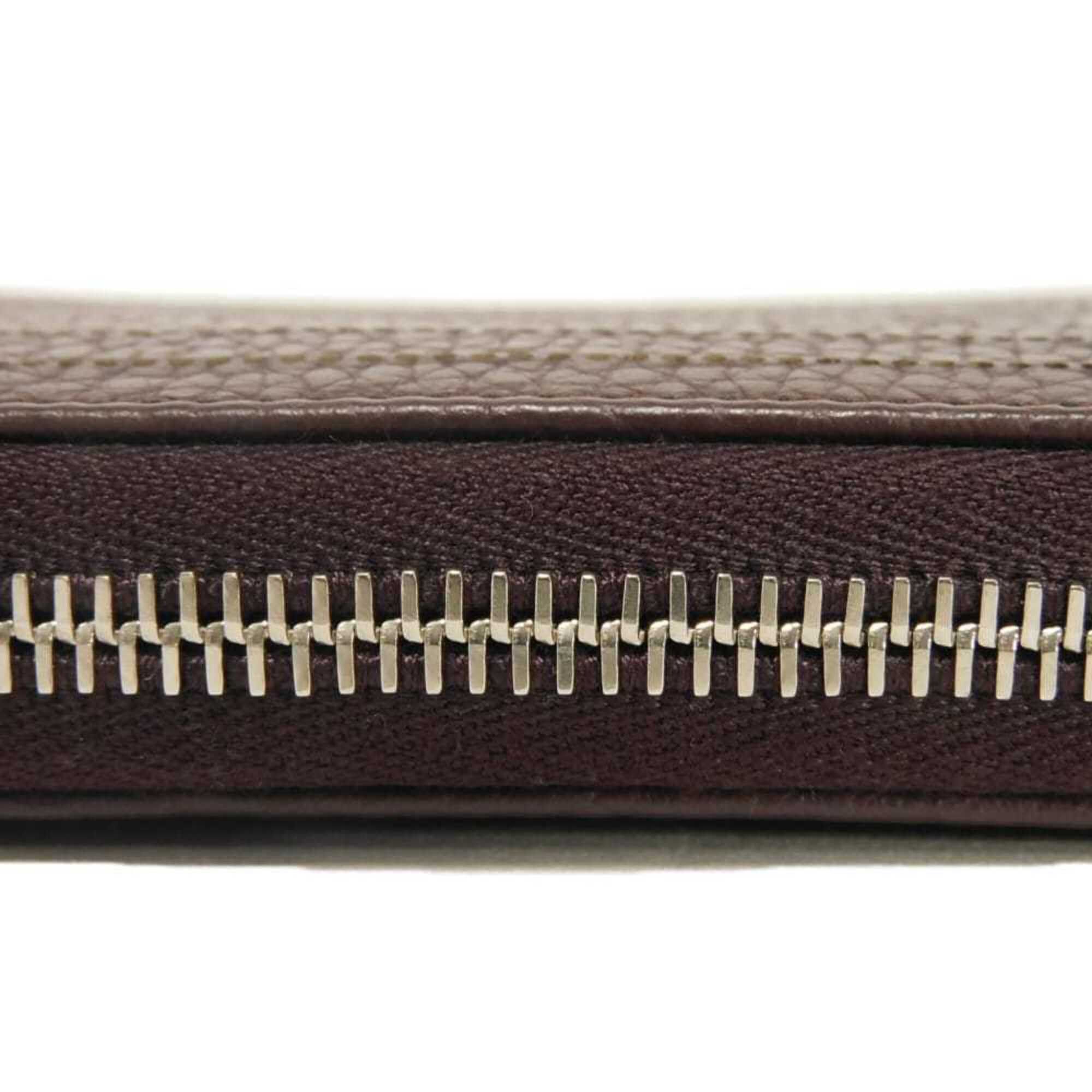 Balenciaga Balenciaga Classic Continental Wallet (Old Model), Round Zipper, Perforated, Bordeaux, 443521 DQOIN 6130, Men's & Women's Size ONE SIZE - 23 Thumbnail