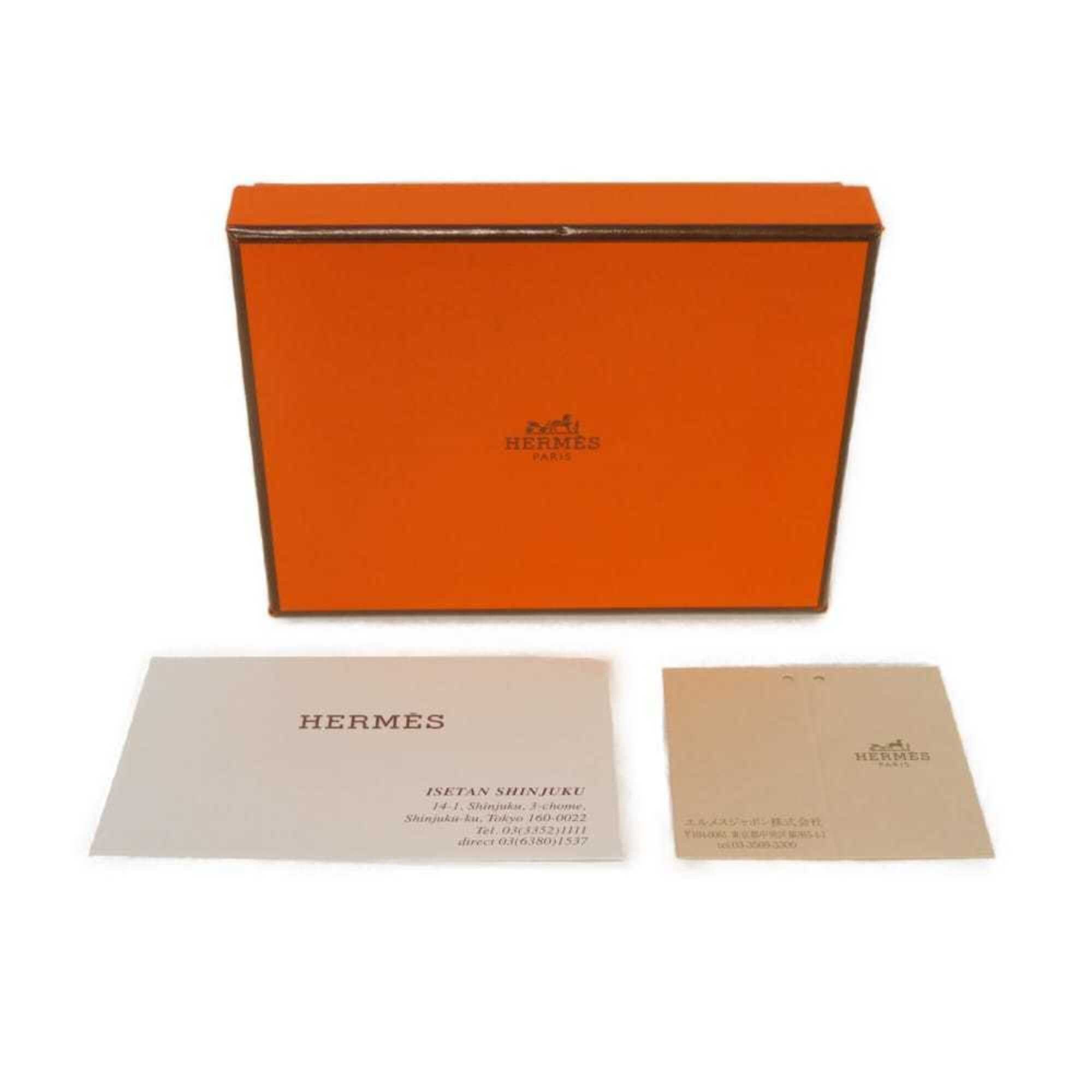 Hermes Hermes coin case, Zip Ango compact, Evercolor yellow, card Chaine d'Ancre, Jaune Naple, W stamp, men's/women's. Size ONE SIZE - 20 Thumbnail