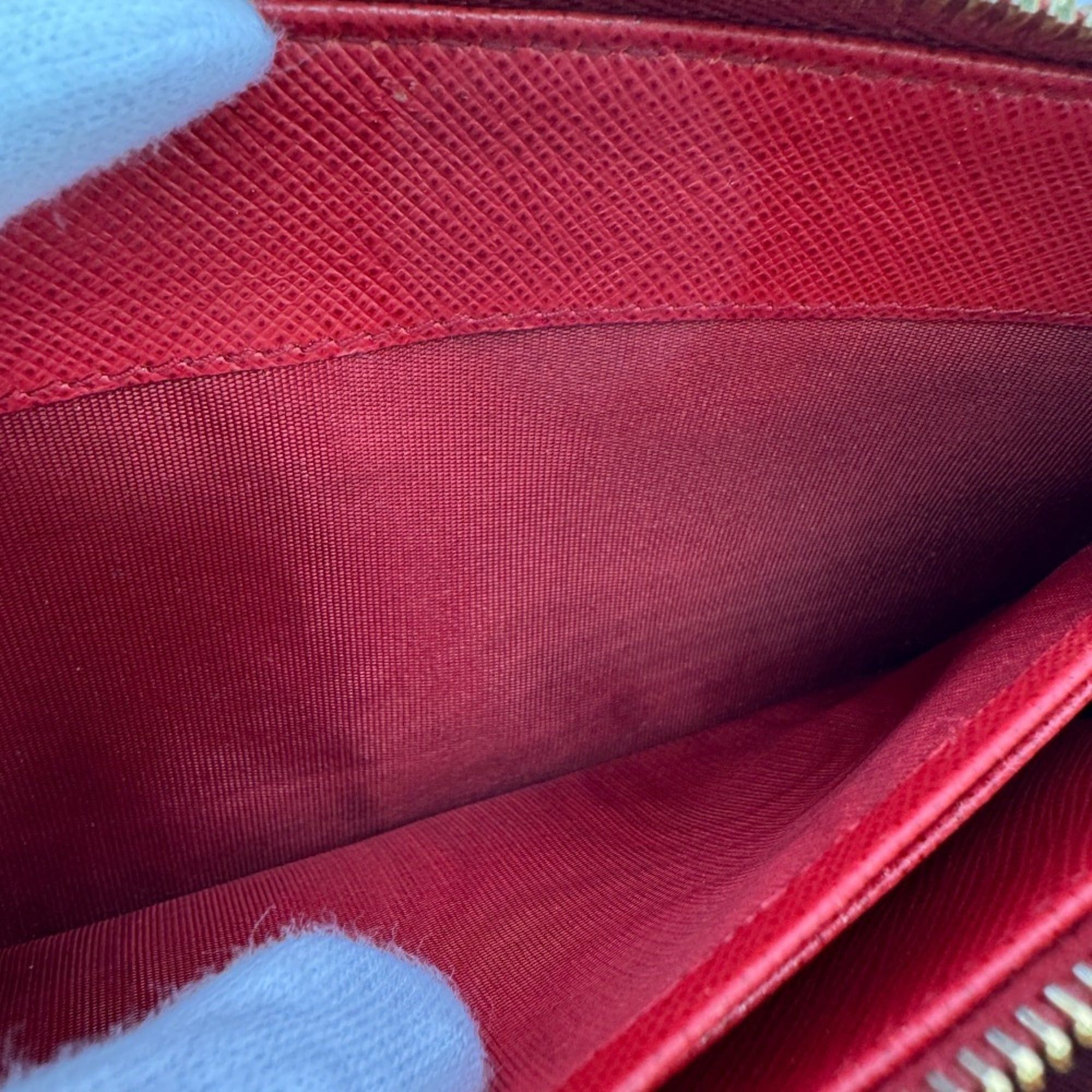 Prada PRADA 1ML506 SHINE Saffiano FUOCO Long Wallet Red Size ONE SIZE - 9 Thumbnail