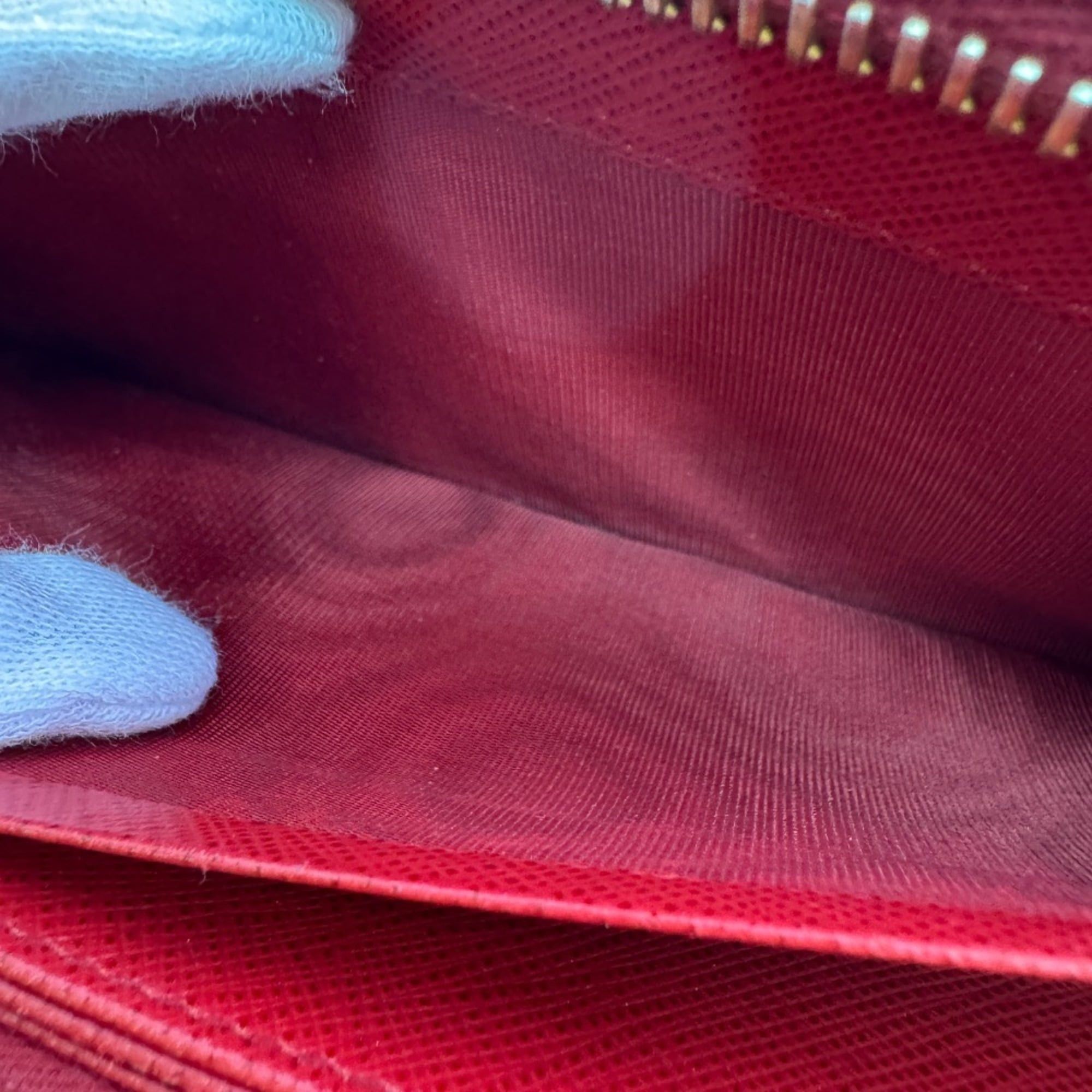 Prada PRADA 1ML506 SHINE Saffiano FUOCO Long Wallet Red Size ONE SIZE - 10 Thumbnail