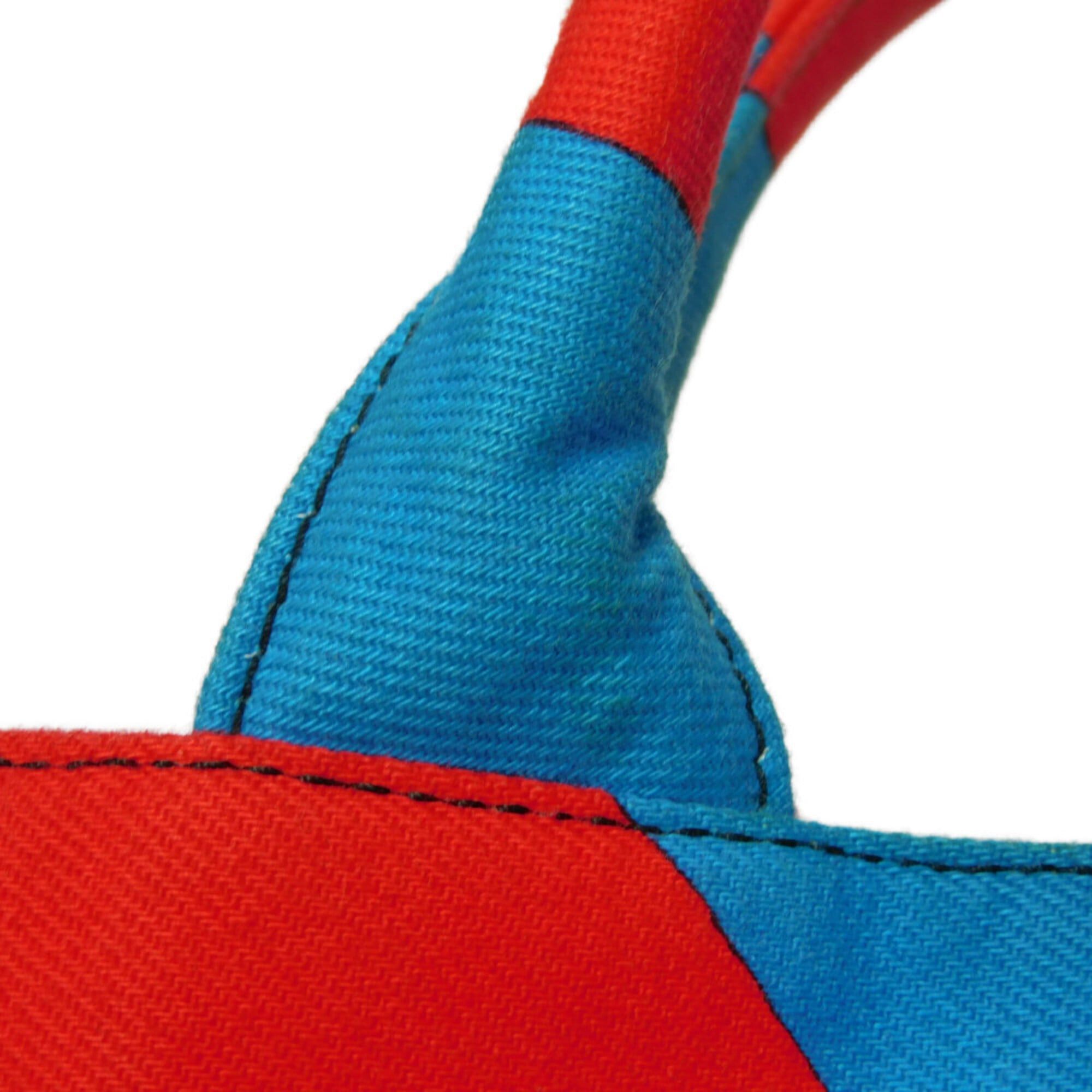 Miu Miu Miu Miu Miu Club Tote Bag, Bias Stripe, Red, Multicolor, 2-Way, Logo, Cotton, Blue, 5BG022 2EU0 F0GF4, Men's & Women's Size ONE SIZE - 24 Thumbnail