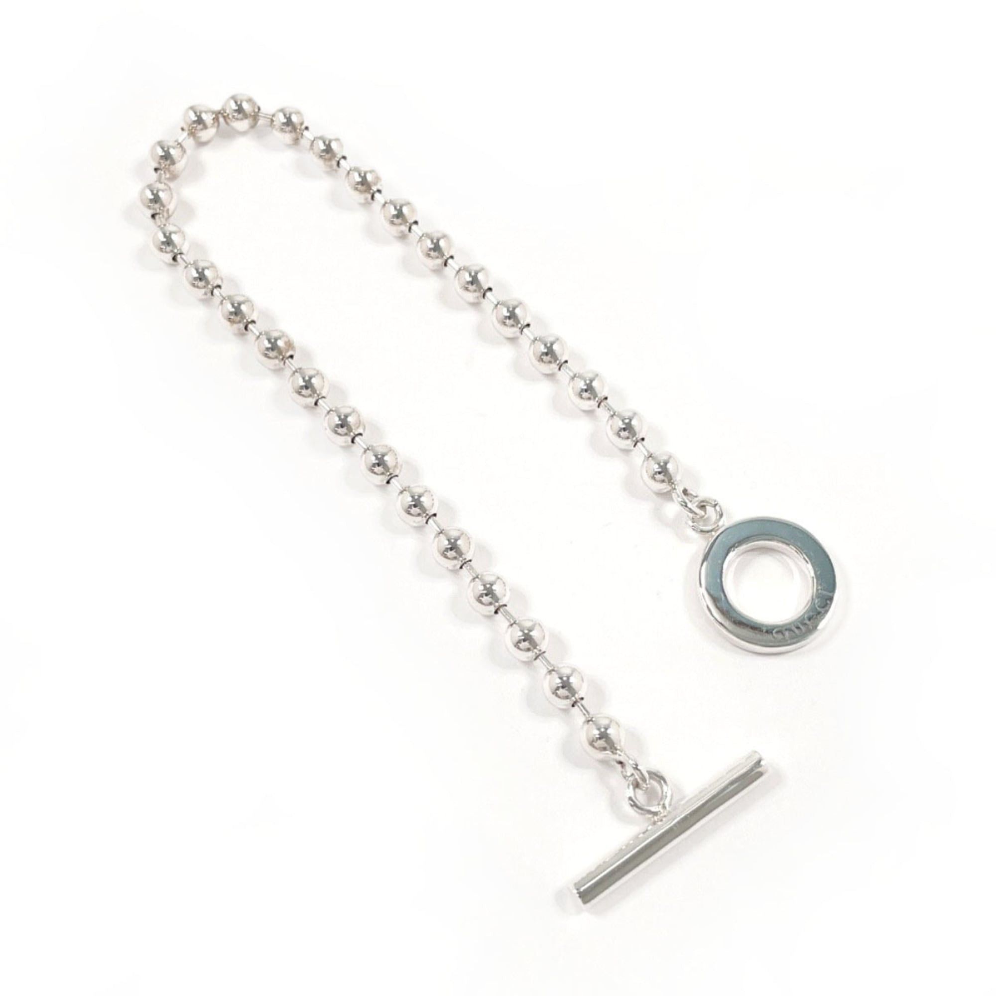 Gucci GUCCI Ball Chain Bracelet, Sterling Silver 925, Unisex Size ONE SIZE - 3 Thumbnail