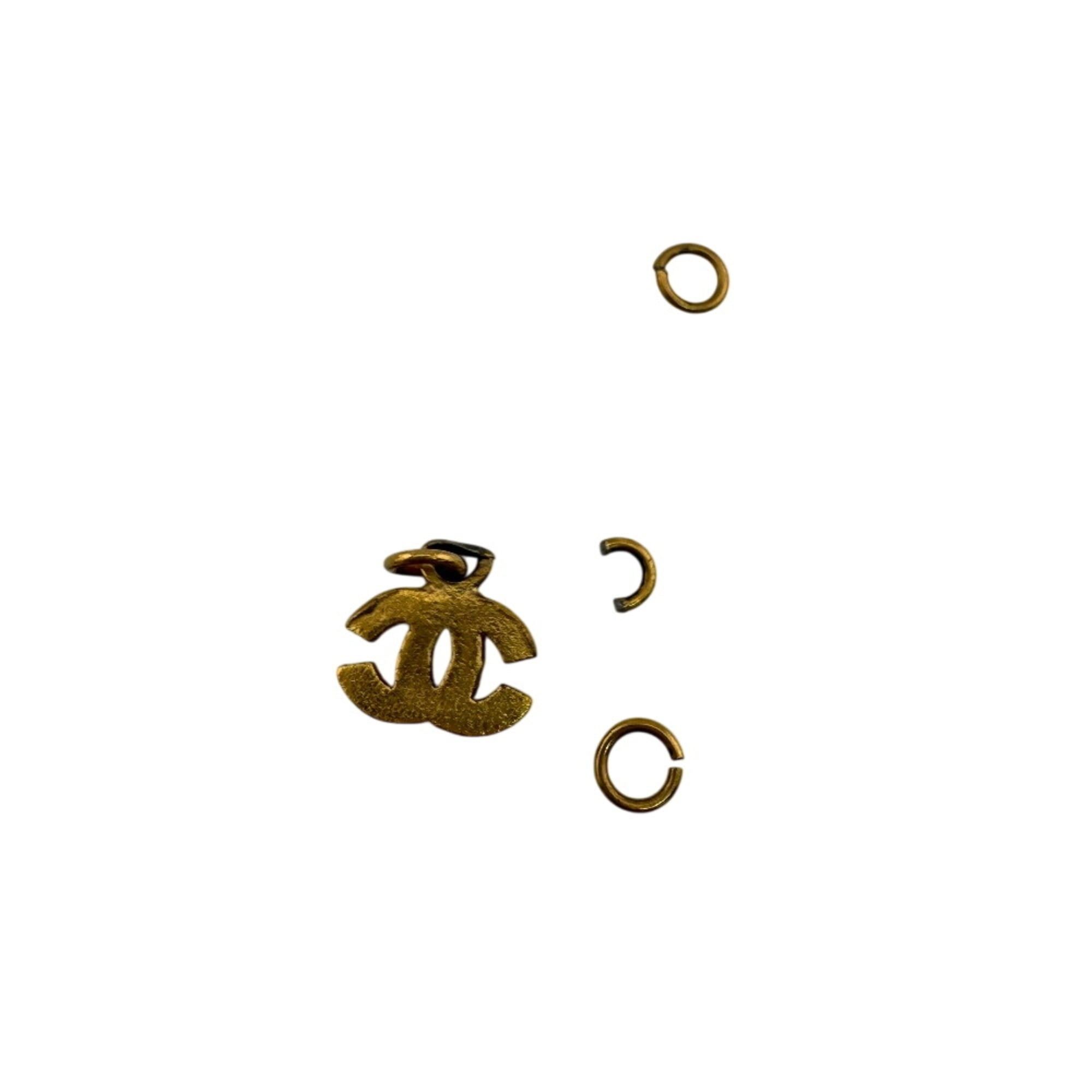 Chanel CHANEL 01A Rhinestone Coco Mark Ring (Size 12) Size ONE SIZE - 3 Thumbnail
