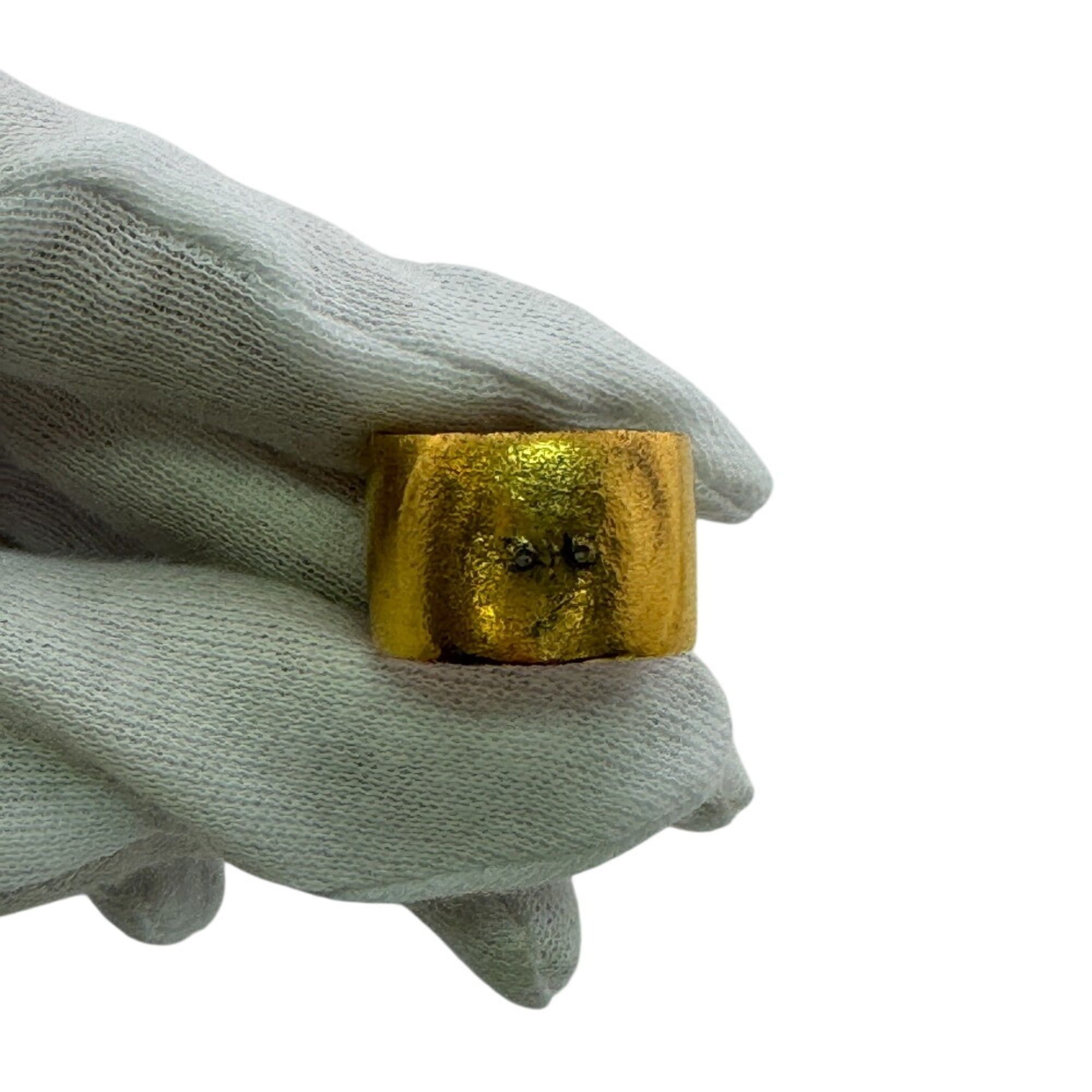 Chanel CHANEL 01A Rhinestone Coco Mark Ring (Size 12) Size ONE SIZE - 4 Thumbnail