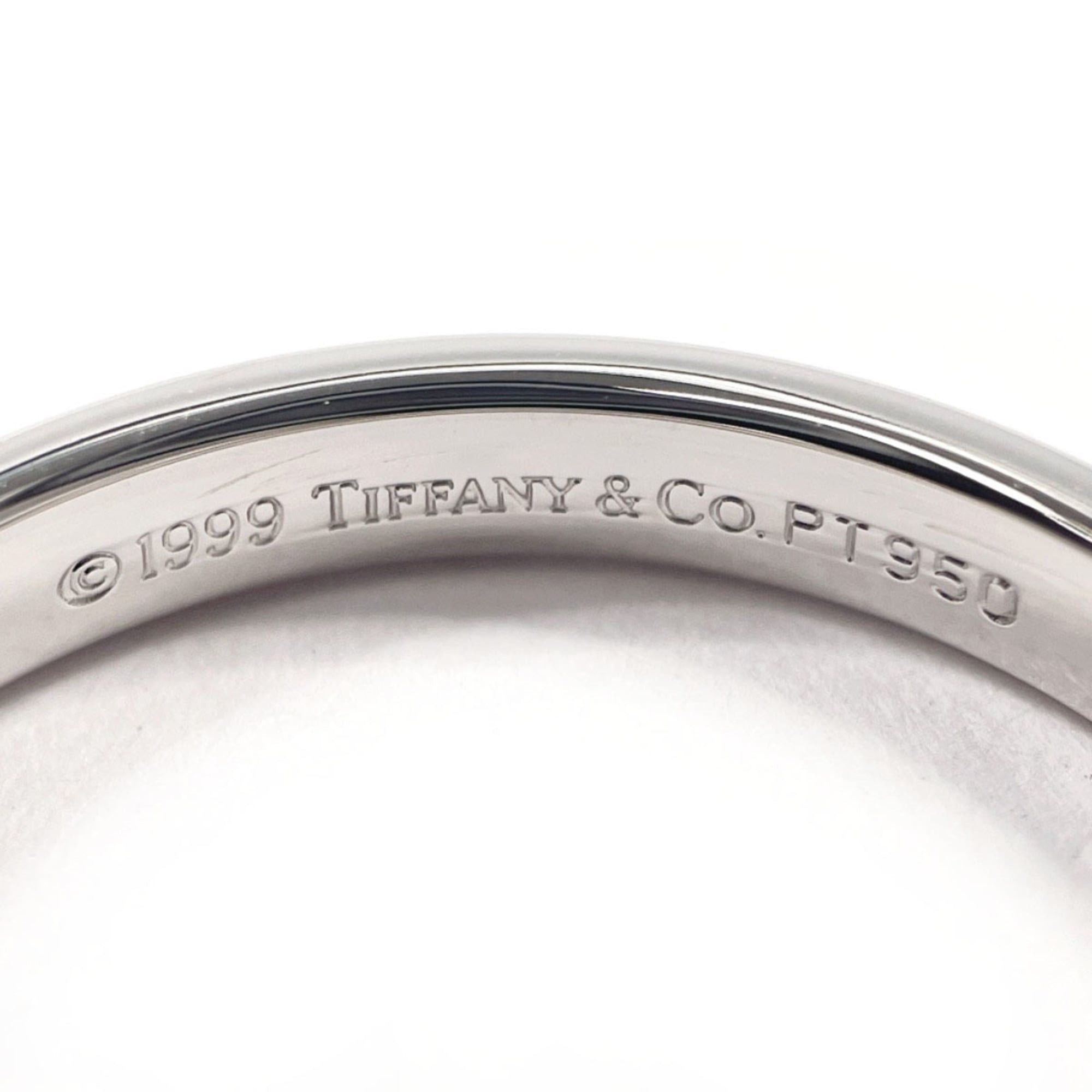 Tiffany & Co. TIFFANY&Co. Tiffany Wedding Band Ring Forever Ring, Pt950 Platinum, 14.5cm, Silver, Unisex Size ONE SIZE - 3 Thumbnail