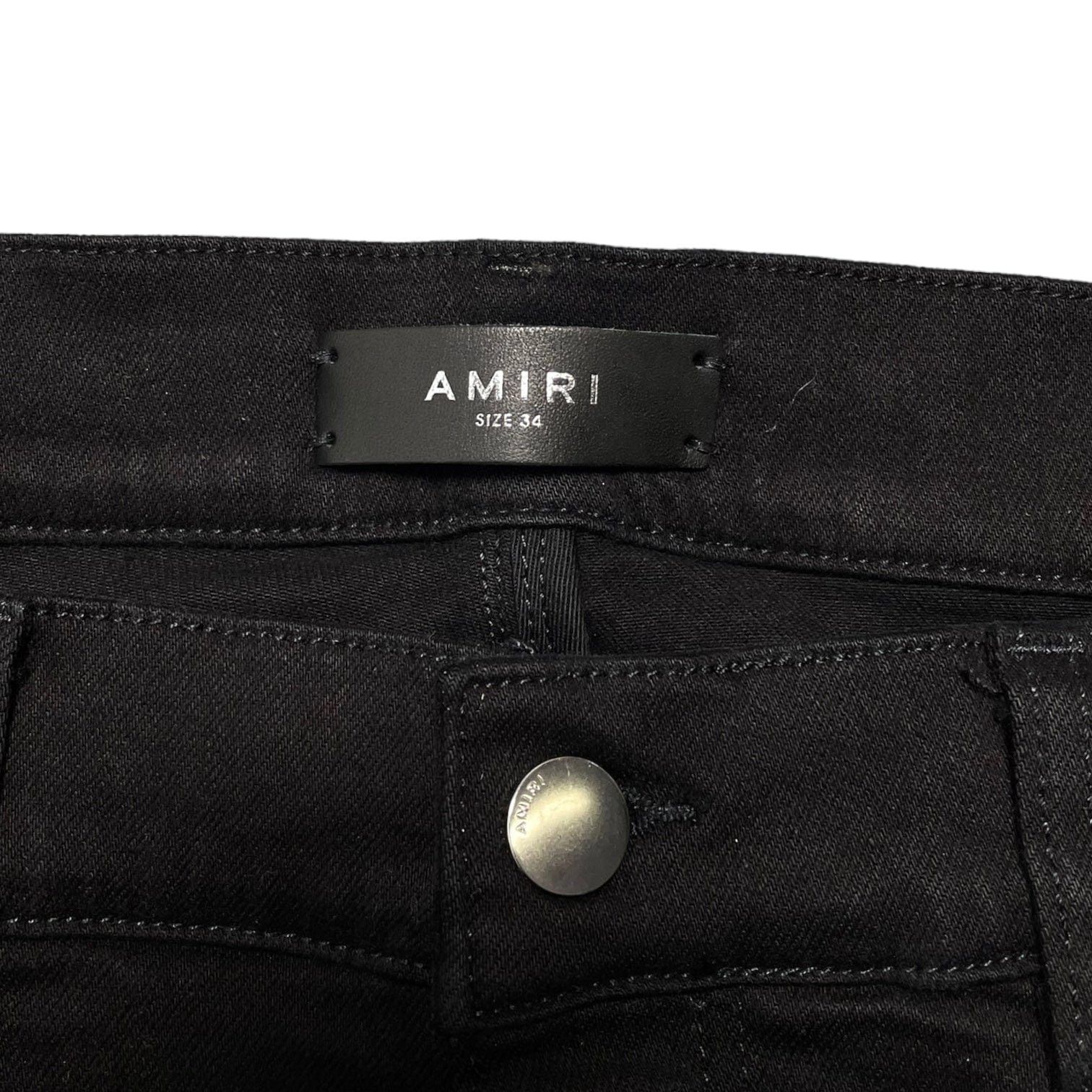 Amiri Amiri MX1 Boucle Patch Jeans Aged Black Size US 30 / EU 46 - 4 Thumbnail