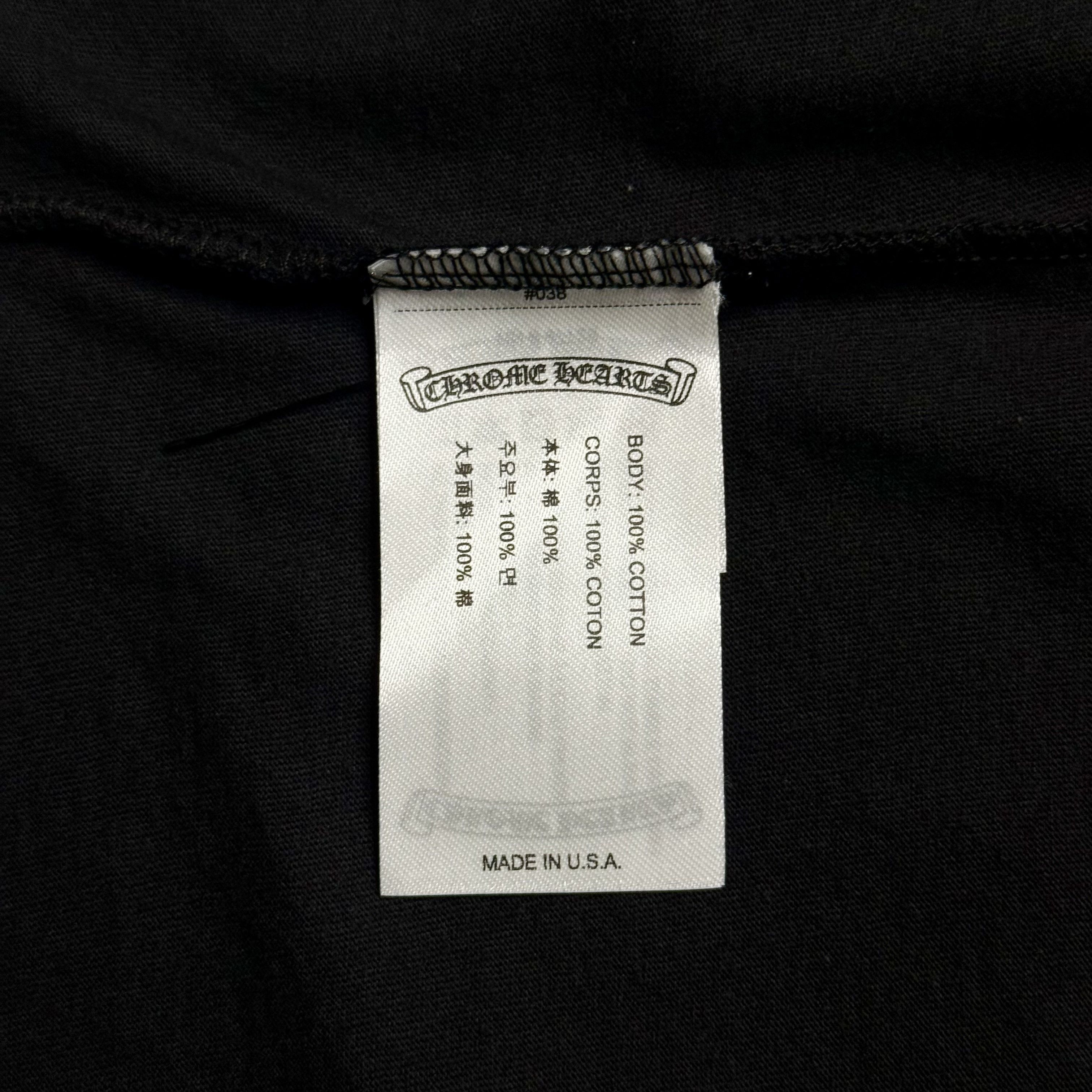 Chrome Hearts Neck Logo Short Sleeve Tee Shirt Black Army Green Size US L / EU 52-54 / 3 - 5 Thumbnail