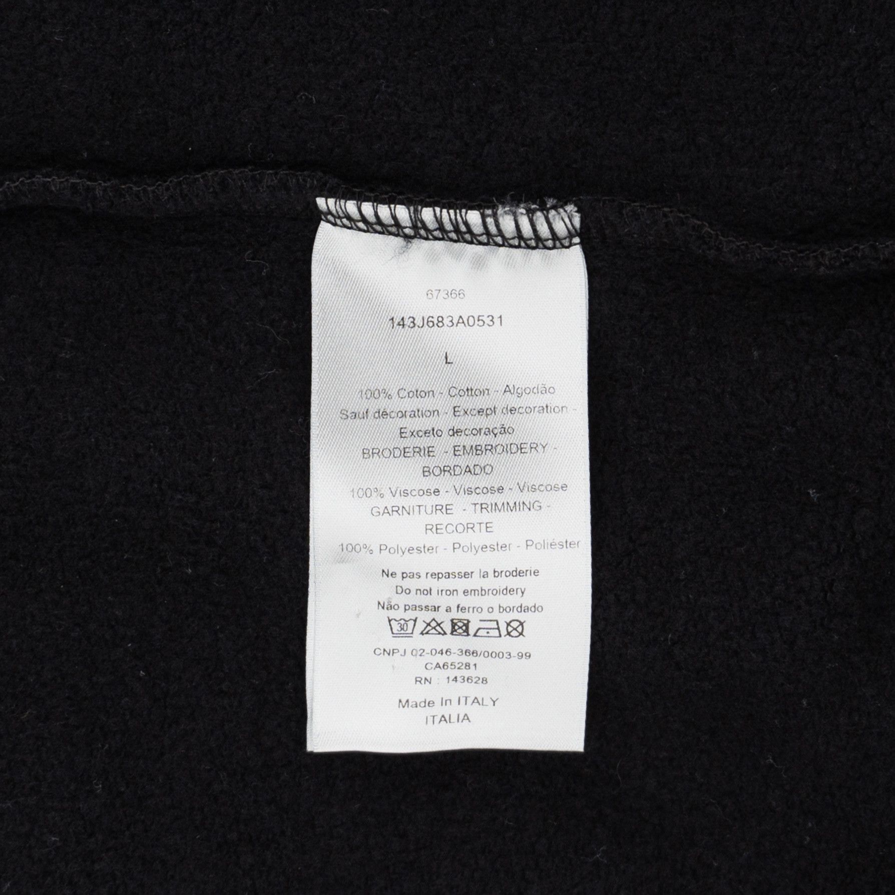 Dior Dior x Kenny Scharf Playing Cards Logo Hooded Sweatshirt Bla Size US L / EU 52-54 / 3 - 7 Thumbnail