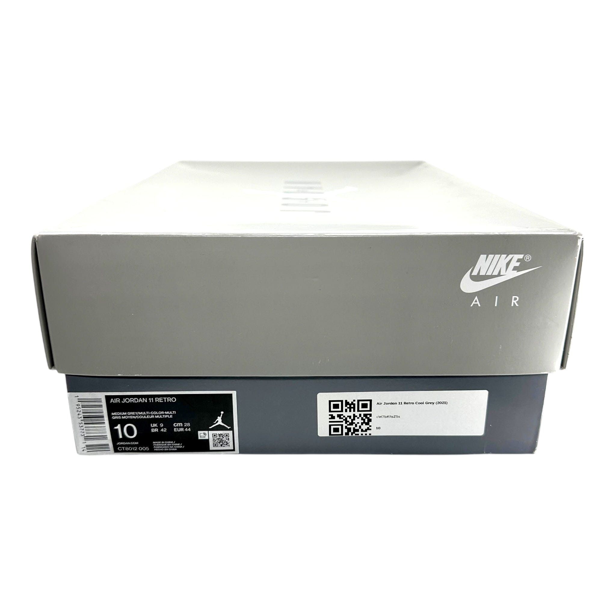 Nike 11 Retro Cool Grey (2021) Size US 9.5 / EU 42-43 - 8 Thumbnail