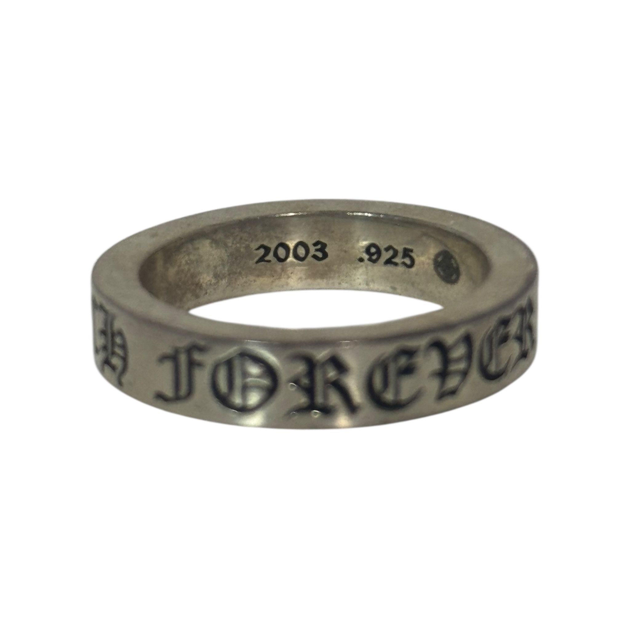 Chrome Hearts Forever 6MM Spacer Ring Silver (.925) Size ONE SIZE - 4 Thumbnail