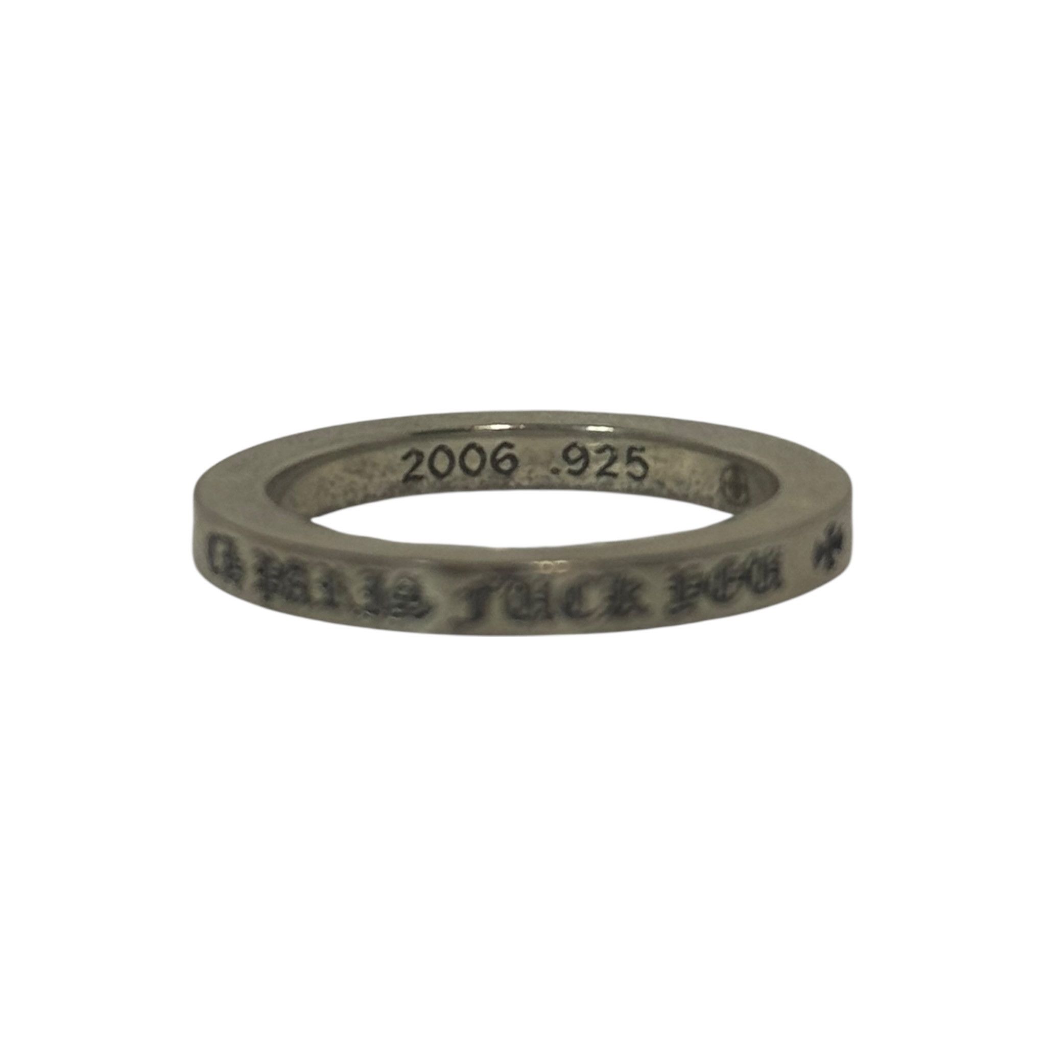 Chrome Hearts Paris Exclusive 3MM Spacer Ring Silver (.925) Size ONE SIZE - 4 Thumbnail