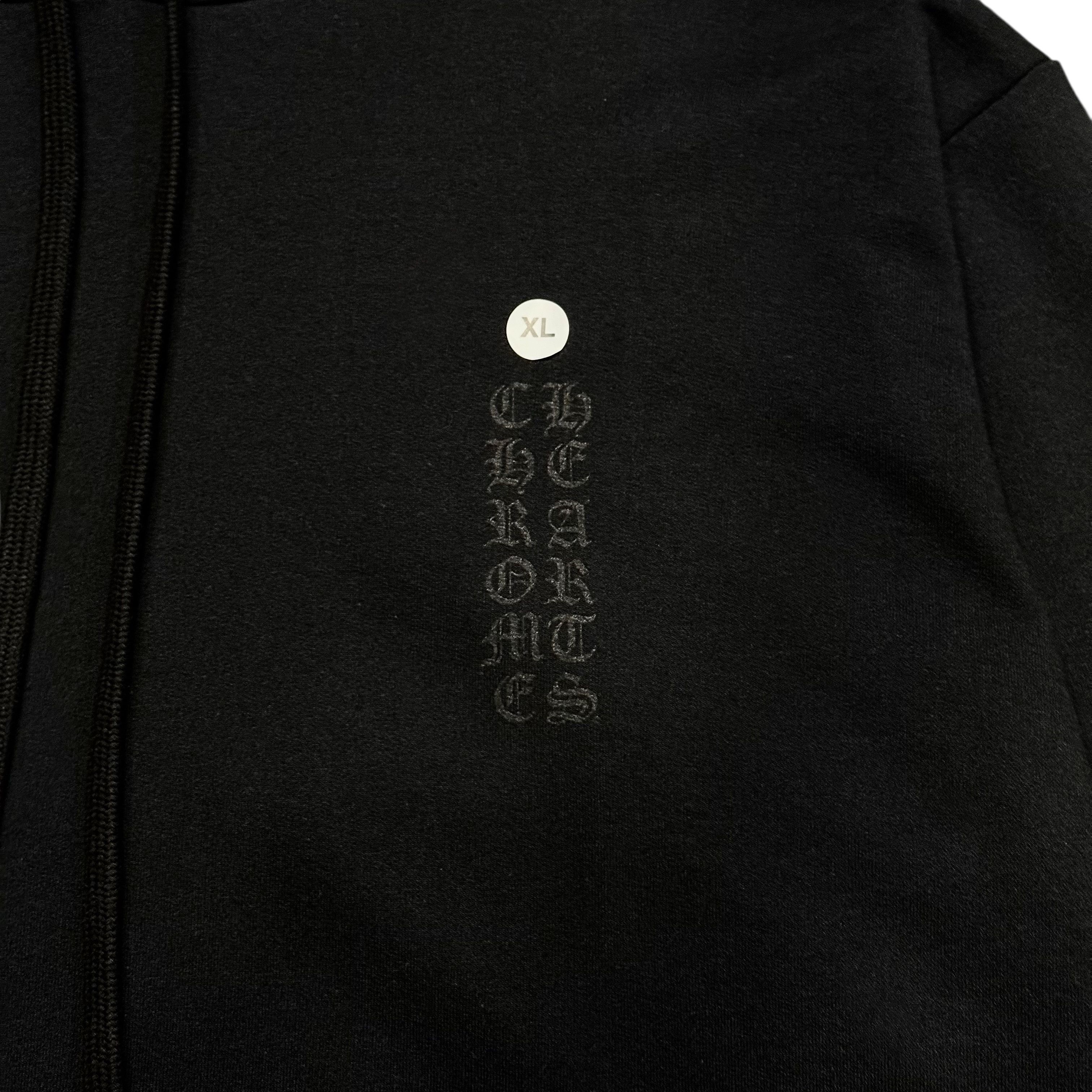 Chrome Hearts Miami Exclusive Vertical Logo Hooded Sweatshirt Black Size US L / EU 52-54 / 3 - 3 Thumbnail