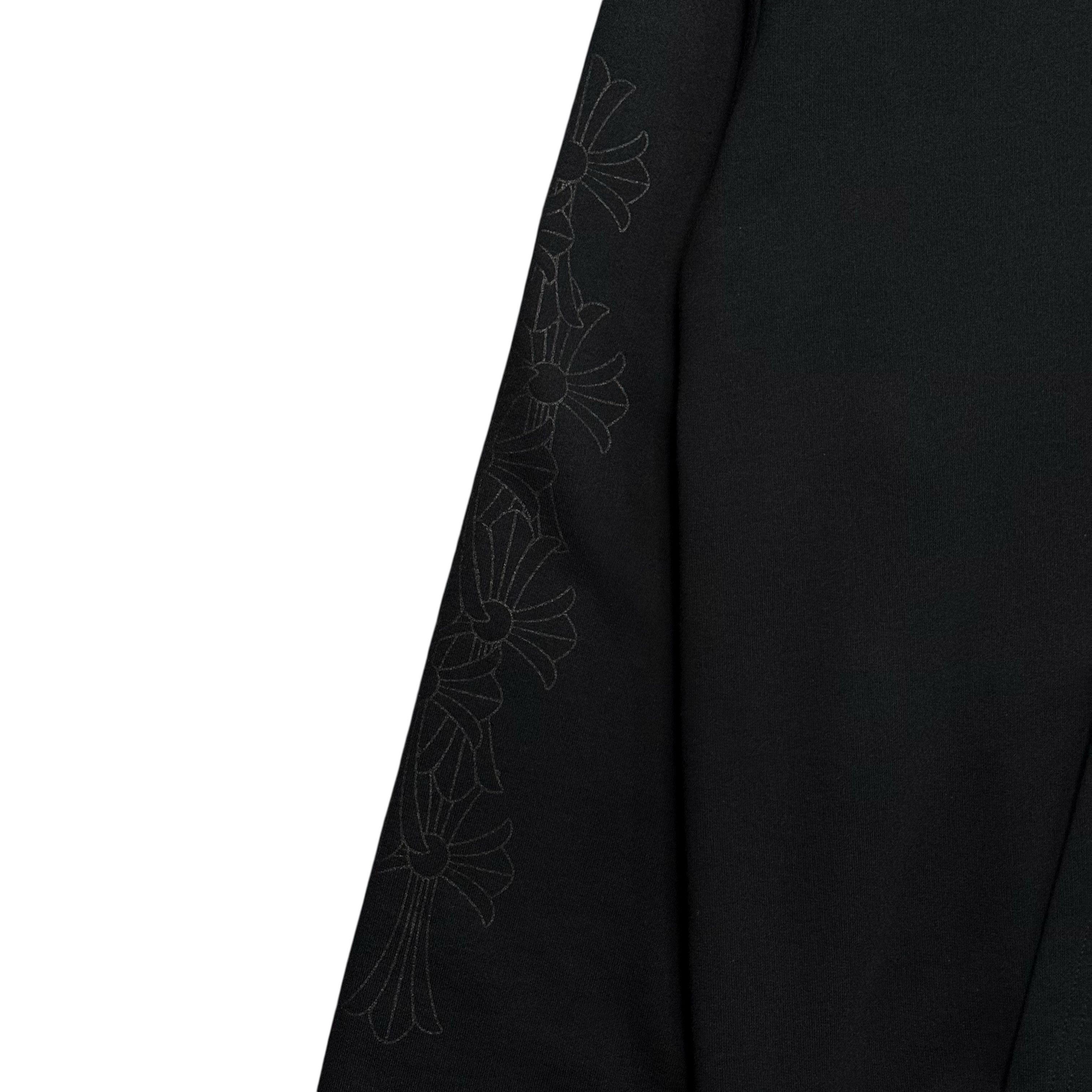 Chrome Hearts Miami Exclusive Vertical Logo Hooded Sweatshirt Black Size US L / EU 52-54 / 3 - 4 Thumbnail