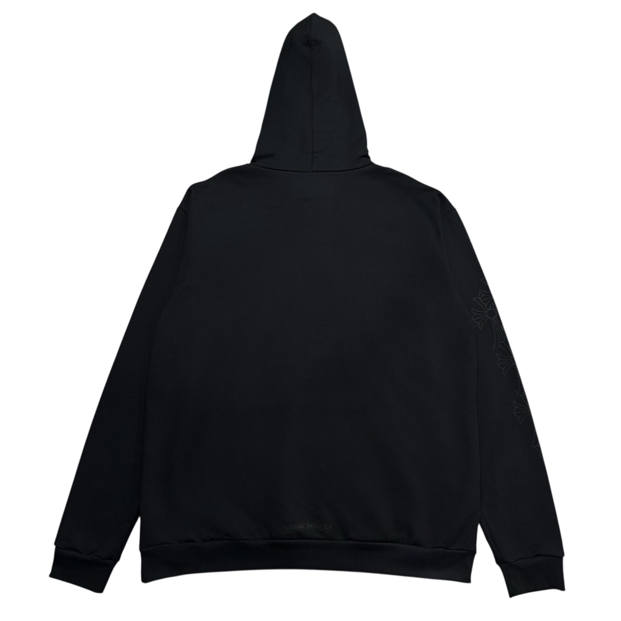 Chrome Hearts Miami Exclusive Vertical Logo Hooded Sweatshirt Black Size US L / EU 52-54 / 3 - 2 Thumbnail