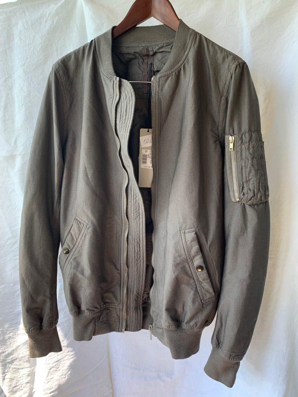 RICK OWENS Drkshdw Dark Dust Flight Jacket Coat - store Size Large