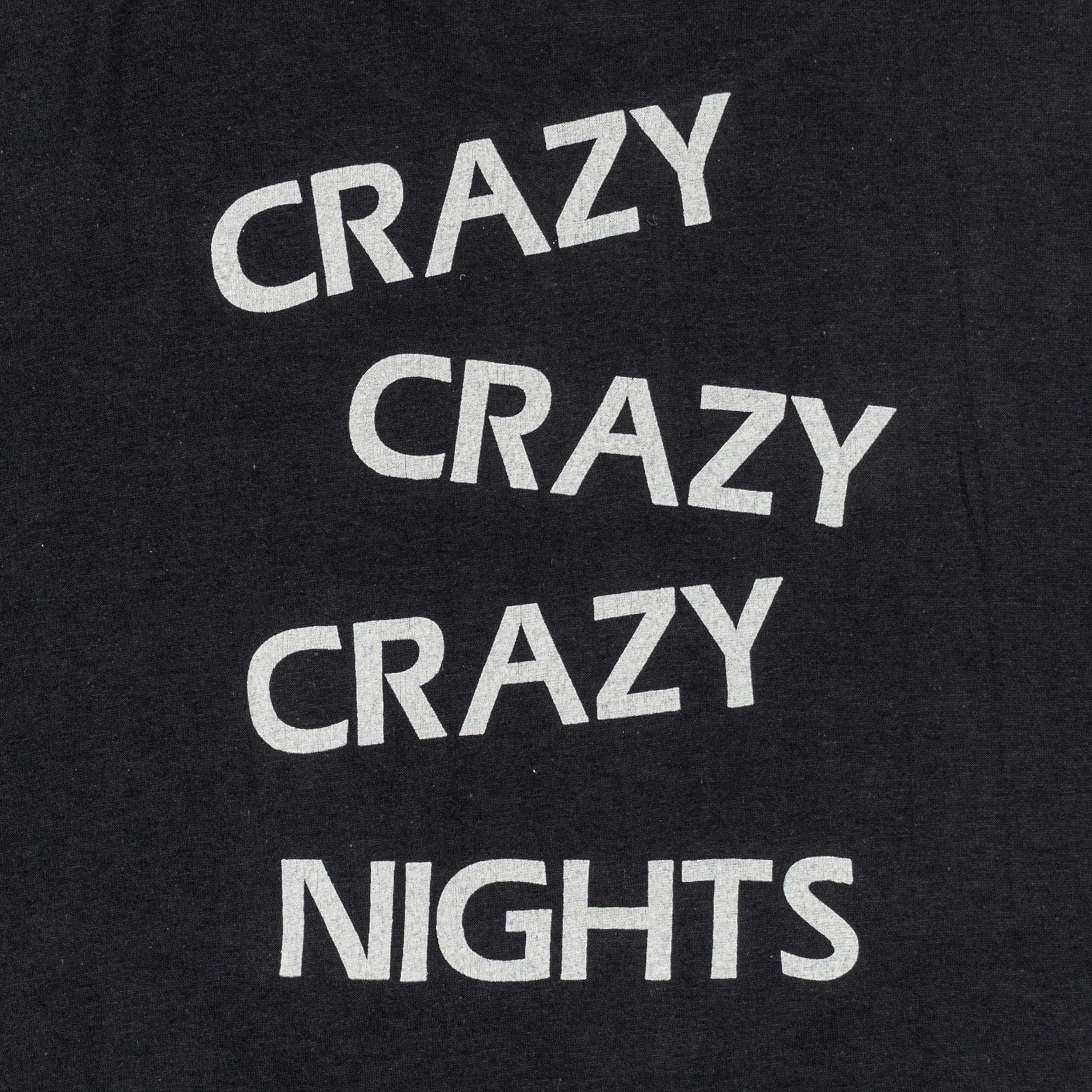 Vintage 1986 Kiss Crazy Nights Tour Logo Short Sleeve Tee Shirt Bla Size US M / EU 48-50 / 2 - 3 Thumbnail