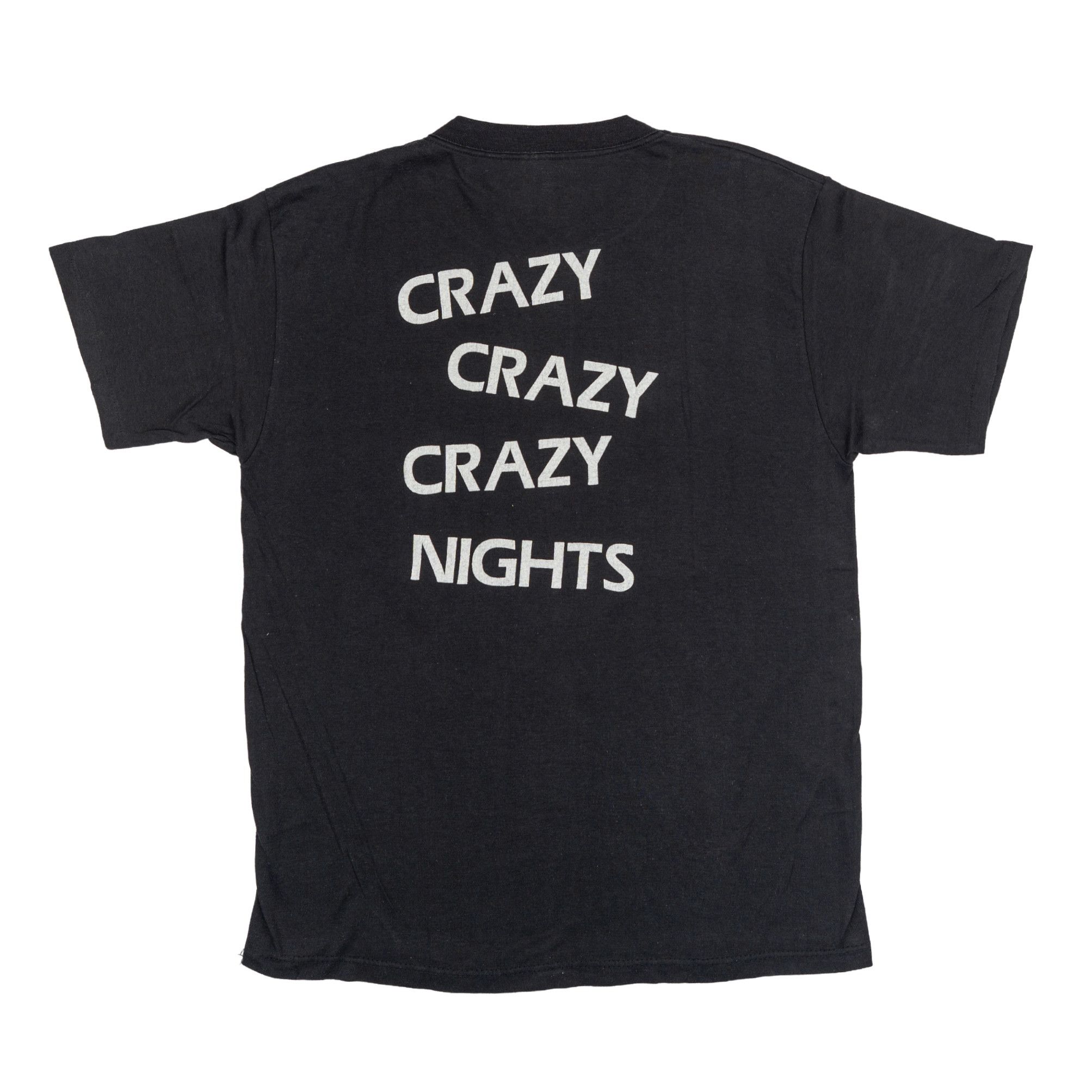 Vintage 1986 Kiss Crazy Nights Tour Logo Short Sleeve Tee Shirt Bla Size US M / EU 48-50 / 2 - 2 Thumbnail